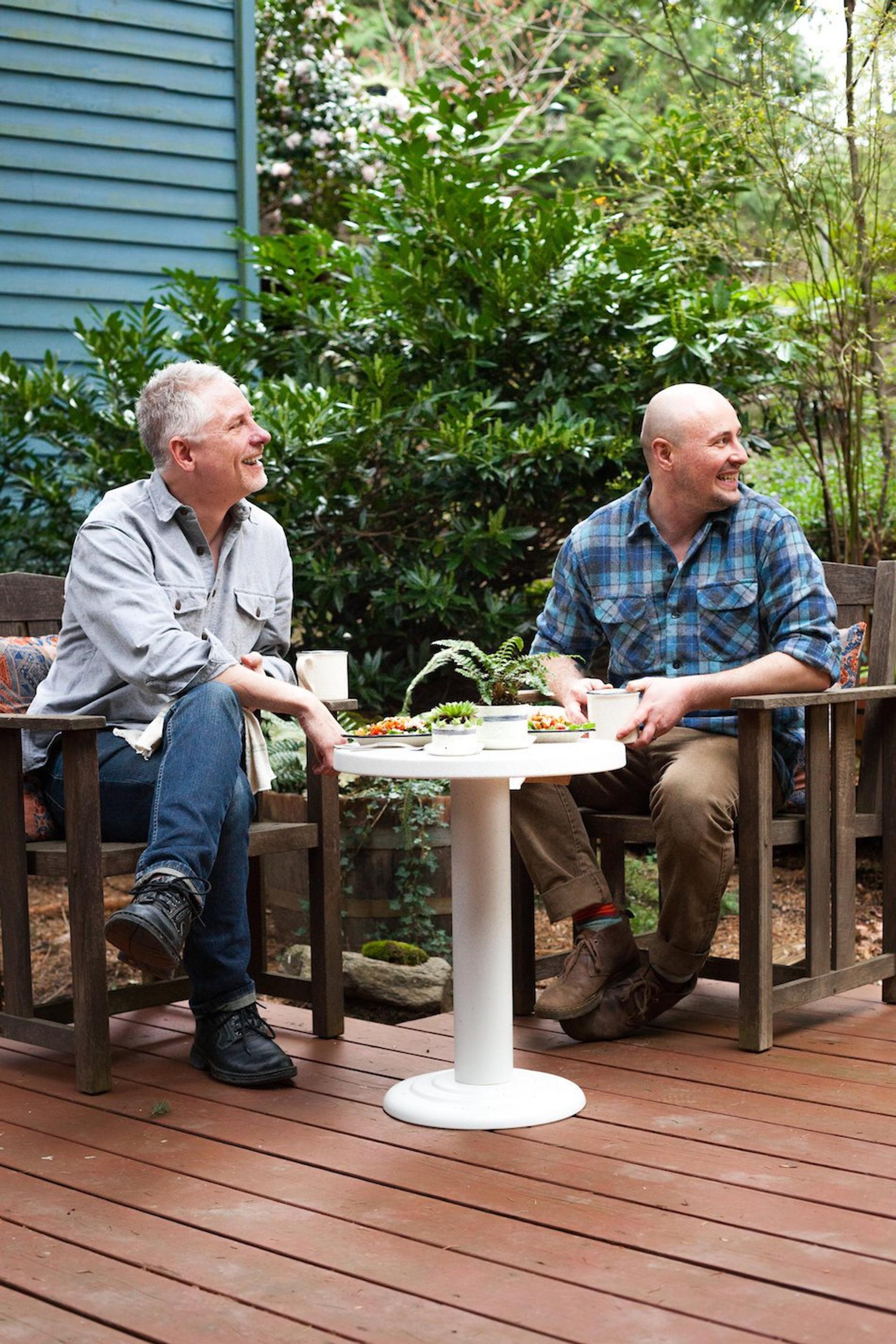 A Portland employee home tour, complete with Schoolhouse lighting, furniture, and decor.