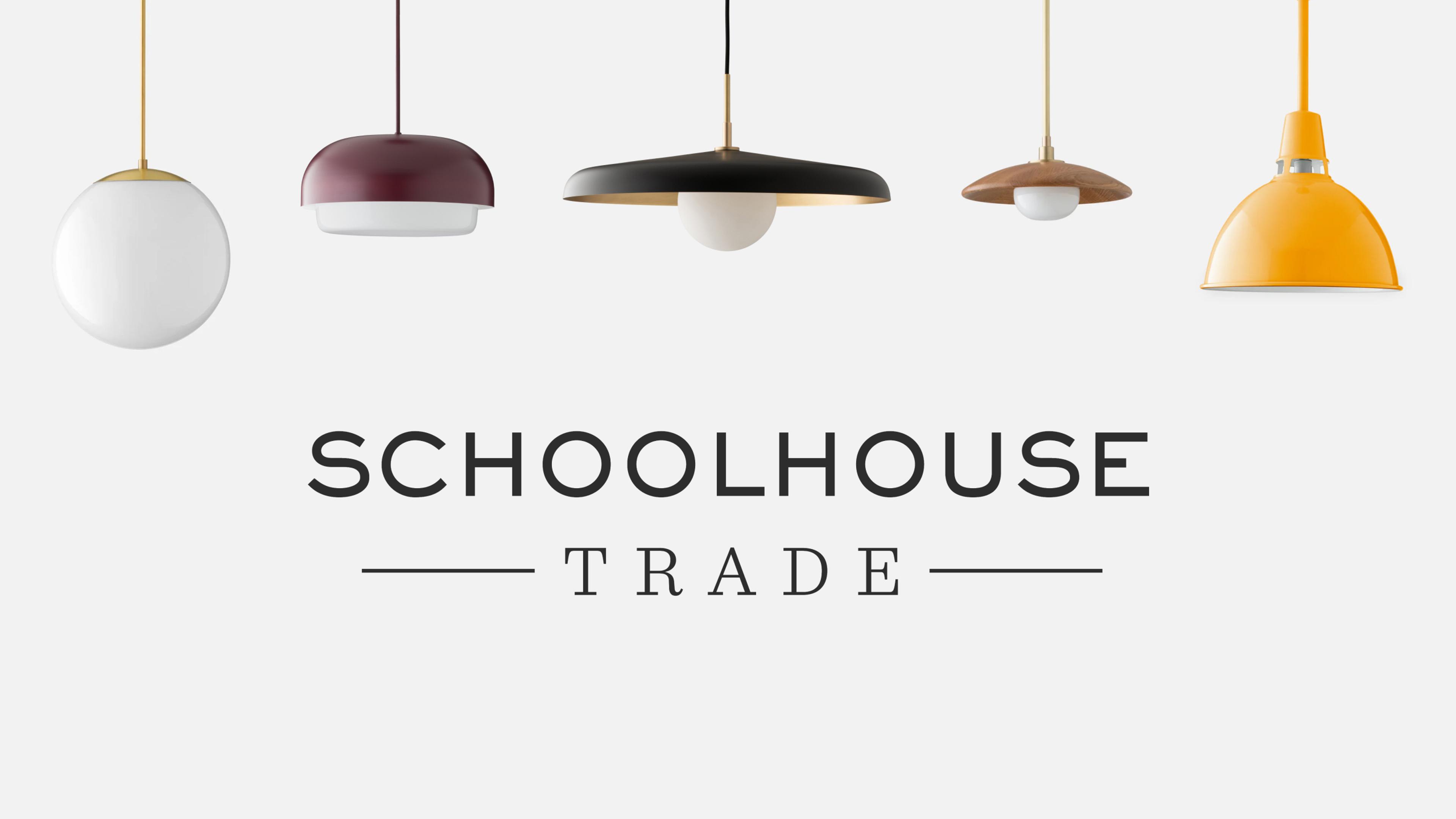 Schoolhouse Trade Logo with Icon Pendants