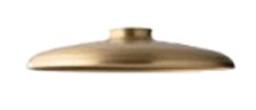 Swatch for Metal Dish Shade - Natural Brass