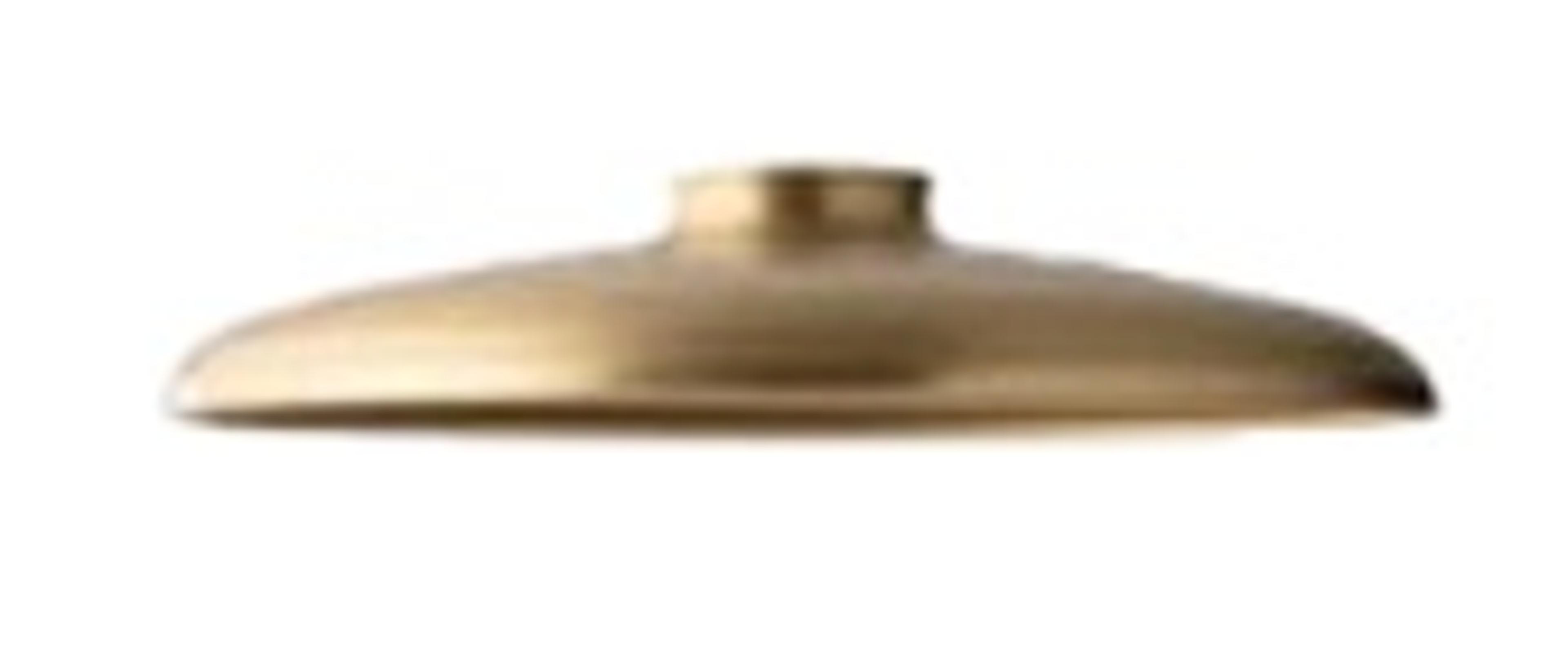 Swatch for 10" Metal Dish Shade - Natural Brass