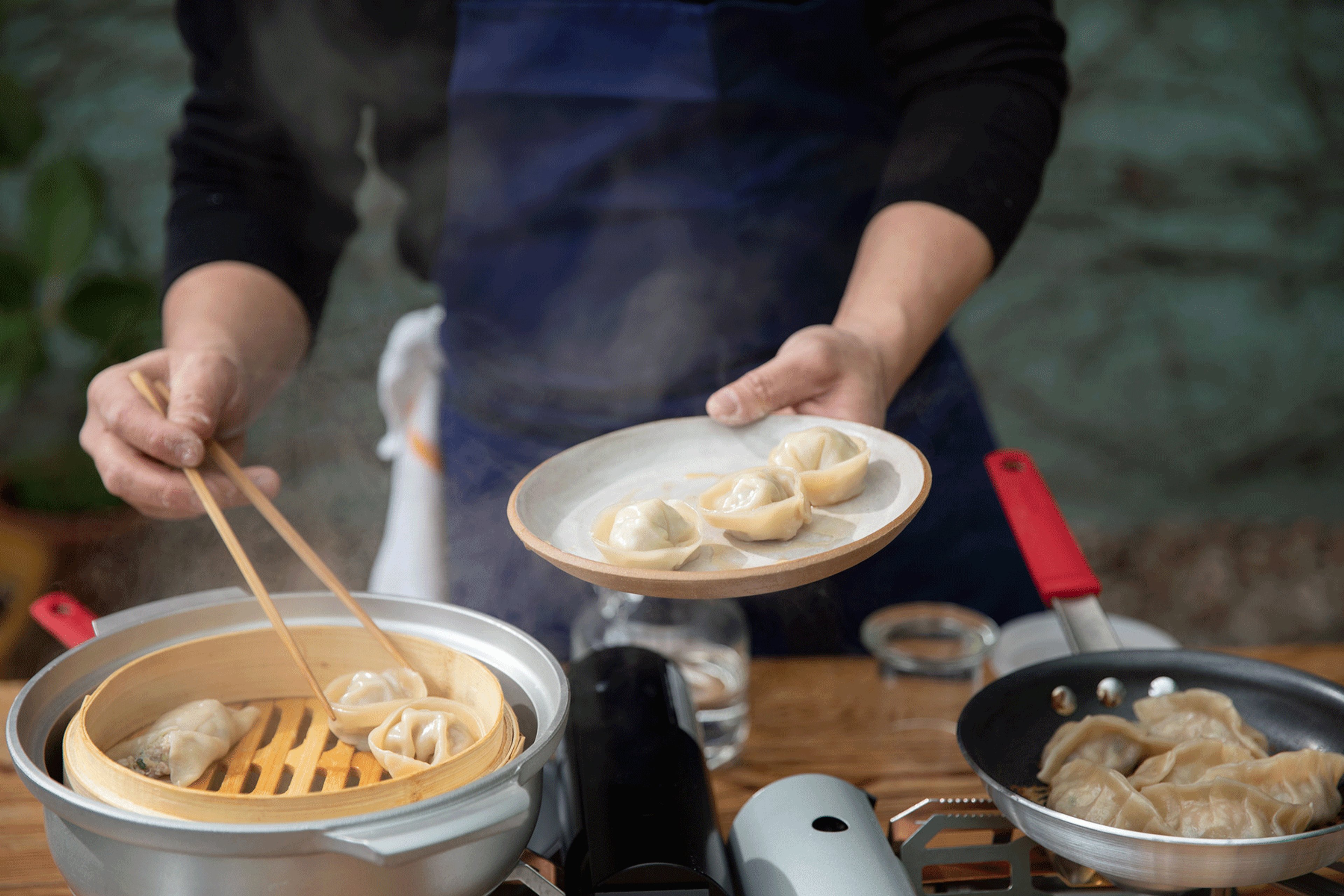 How-To: Pork & Chive Dumplings with Han Oak