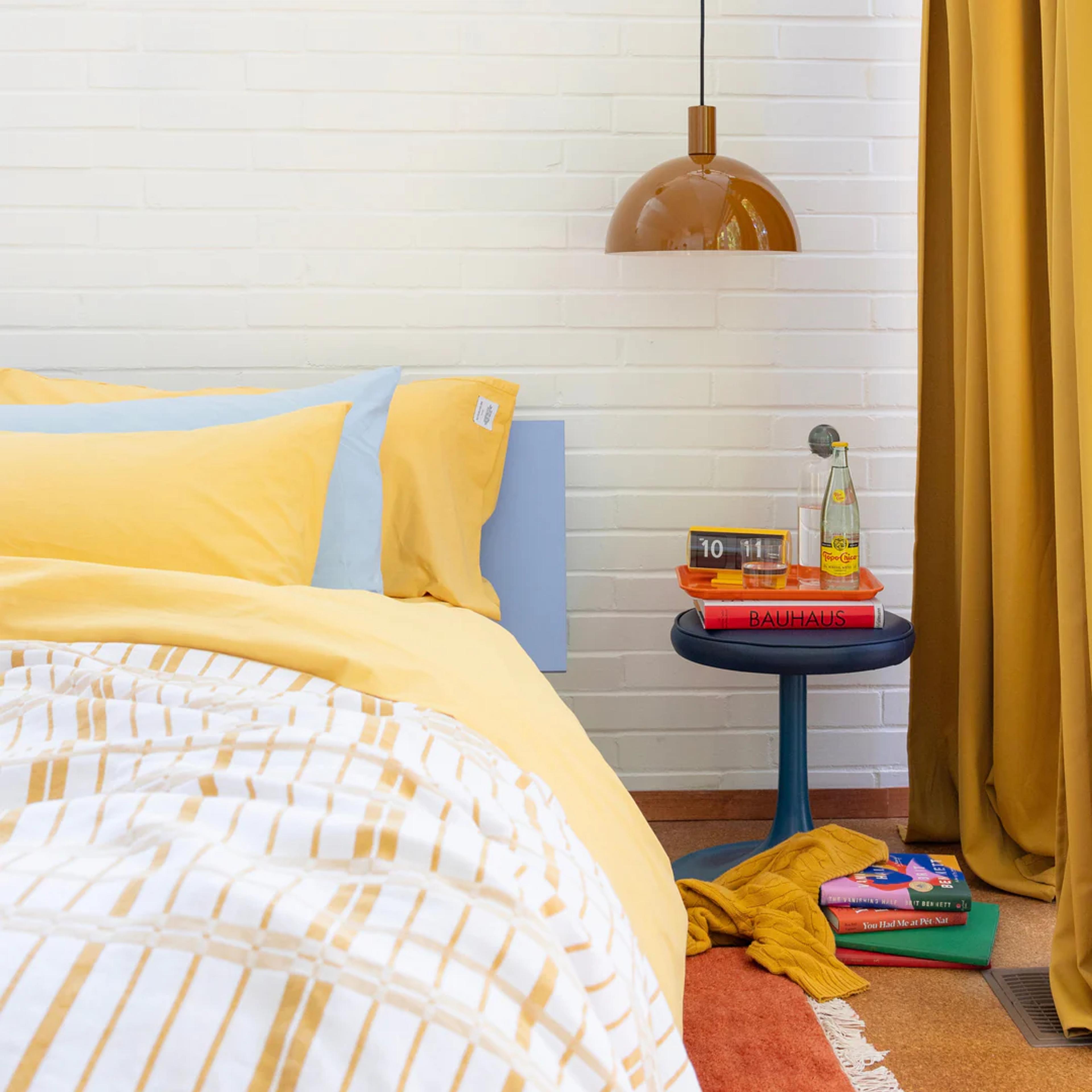 Colorful bedroom.