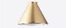 Swatch for Metal Slim Cone Shade - Natural Brass