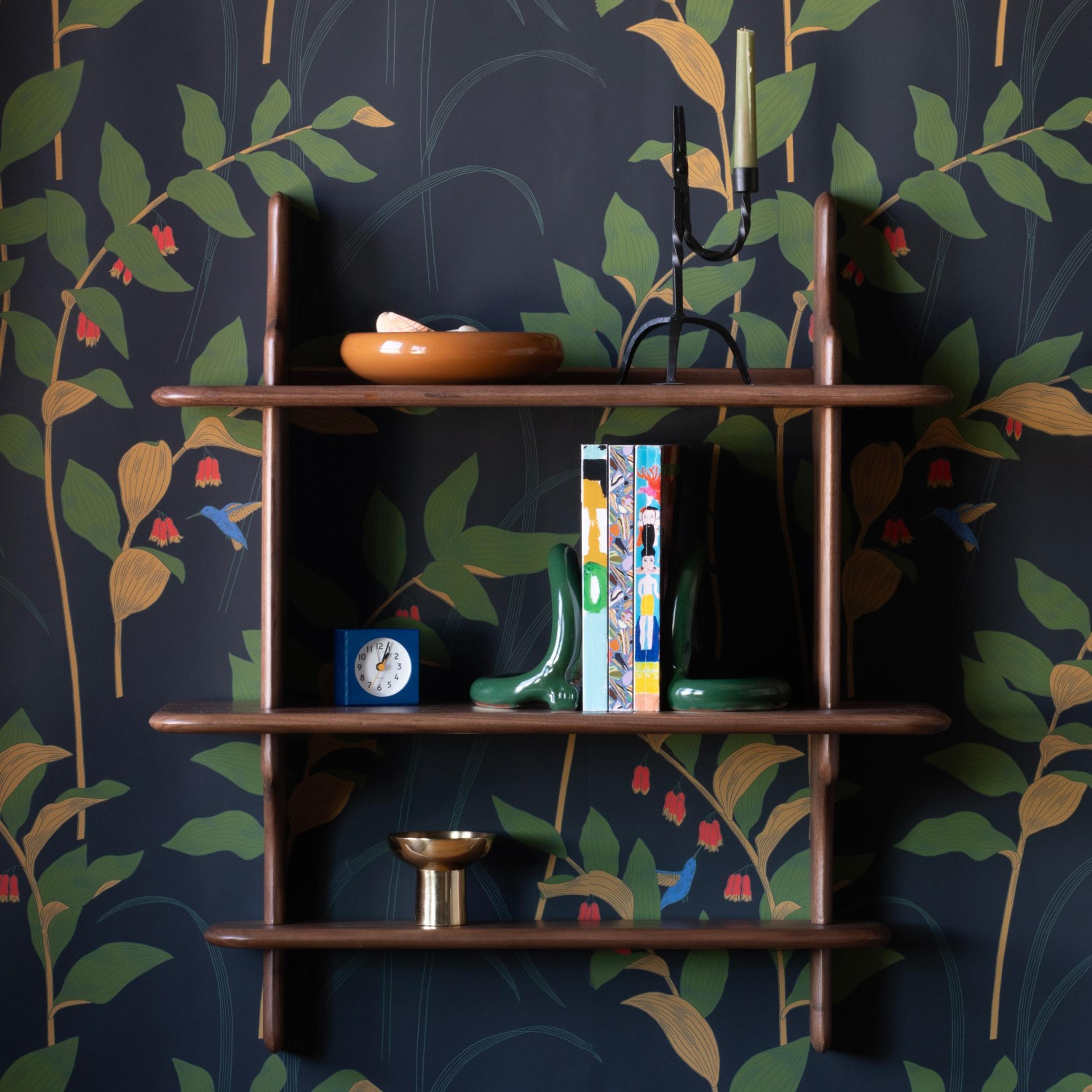 Torrey Wall Shelf and Botanist Wall Paper
