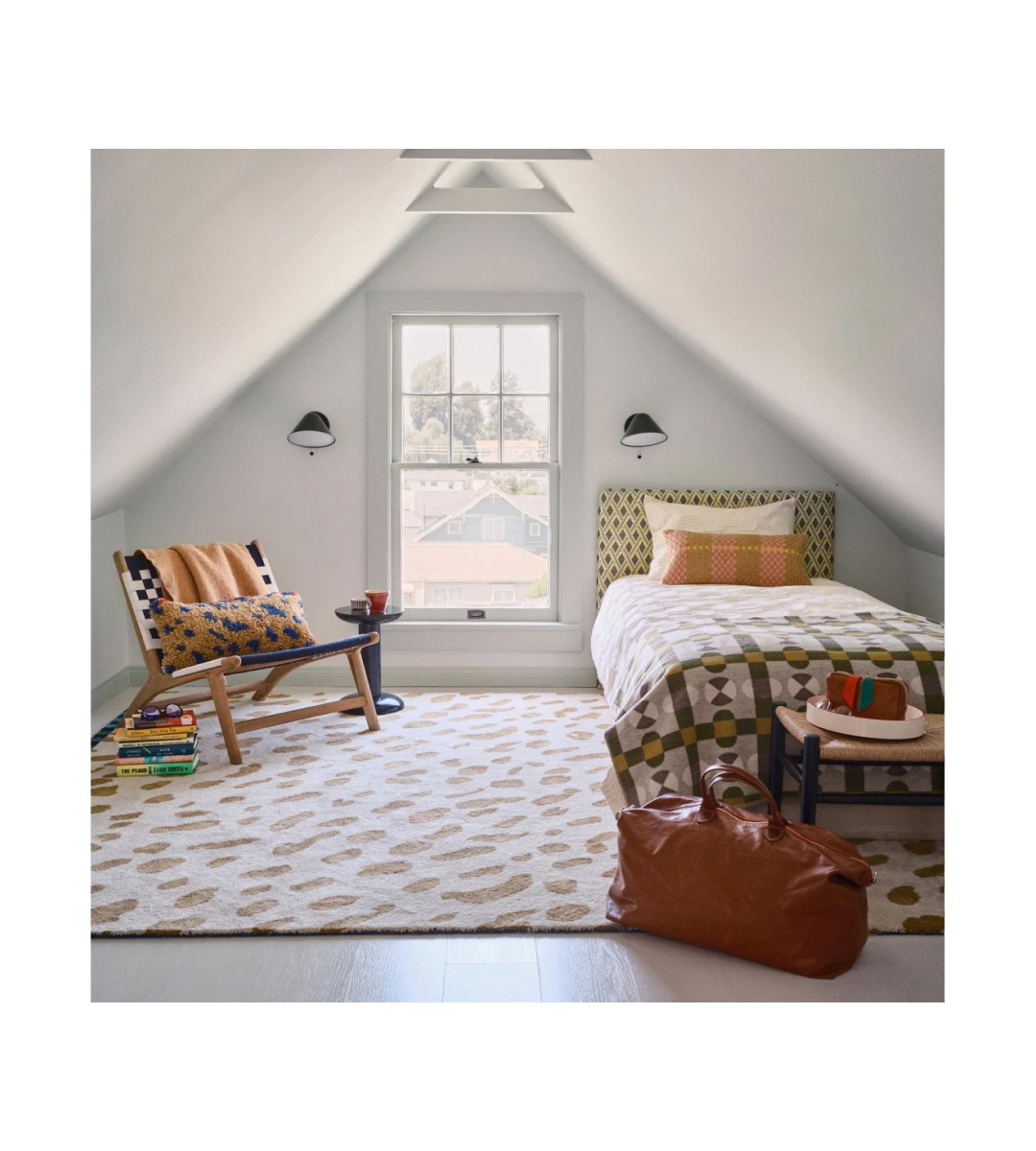 Cozy attic bedroom.