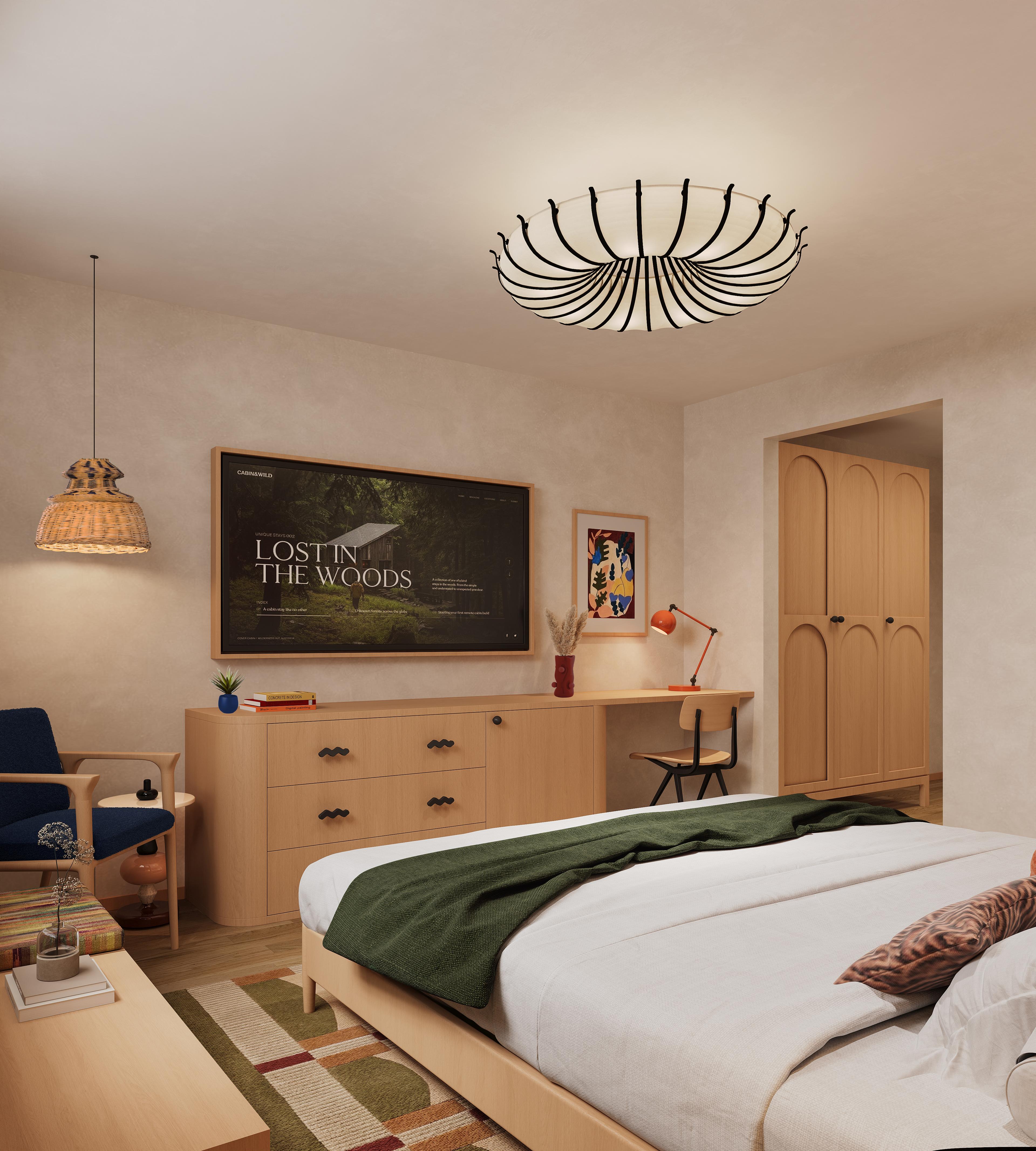 Guest room in a hotel