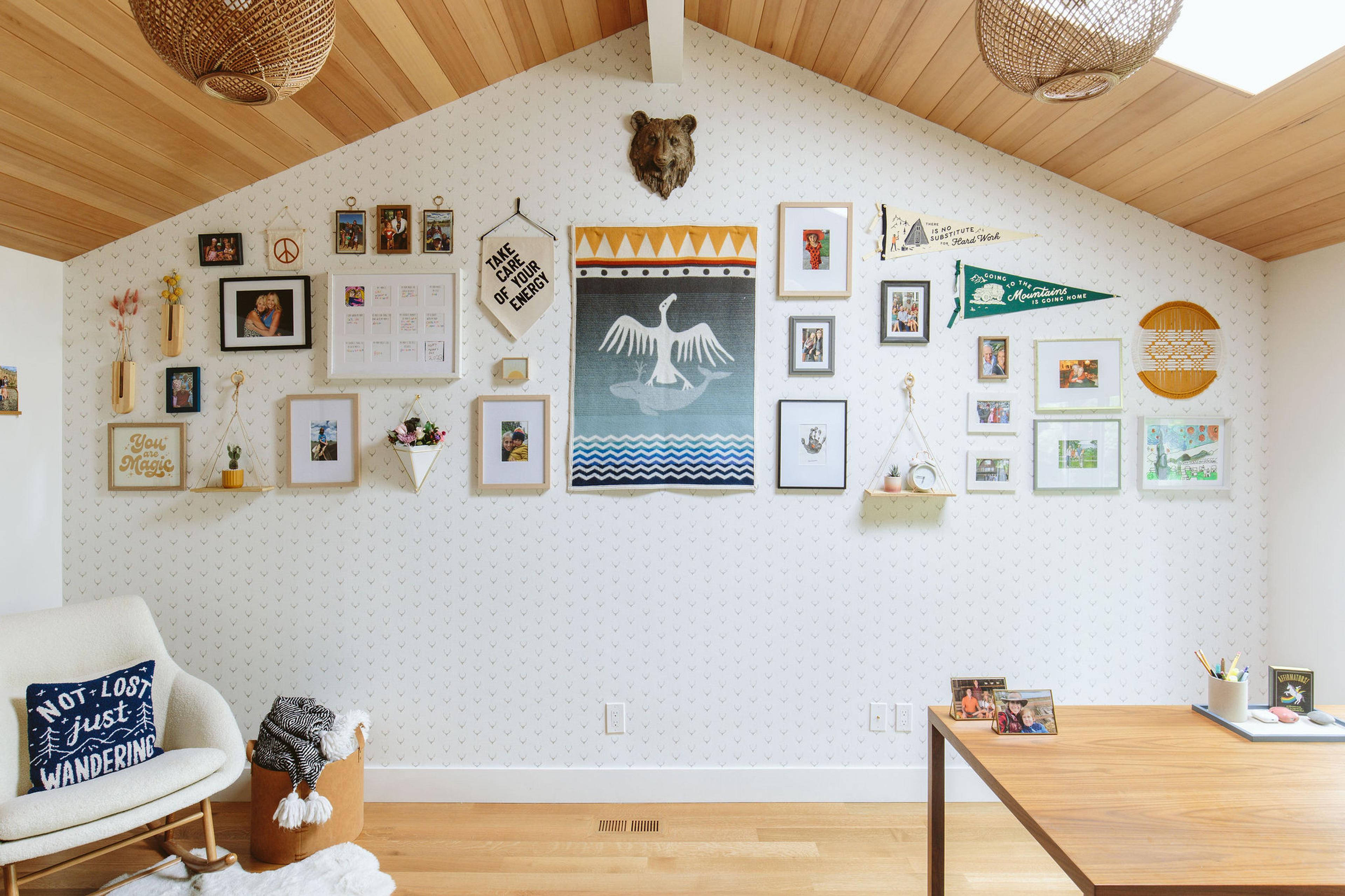 Office gallery wall.