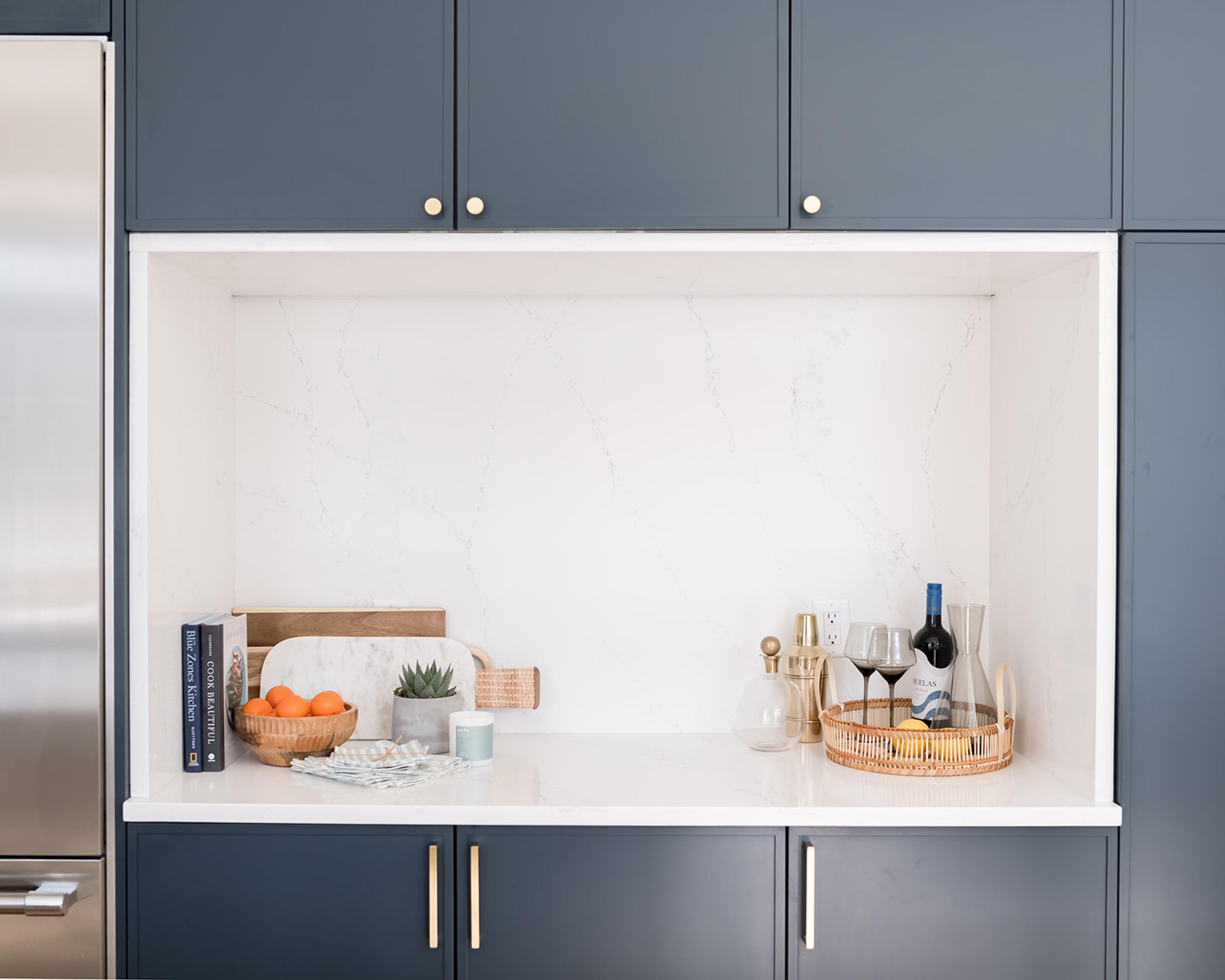Bright and airy kitchen.