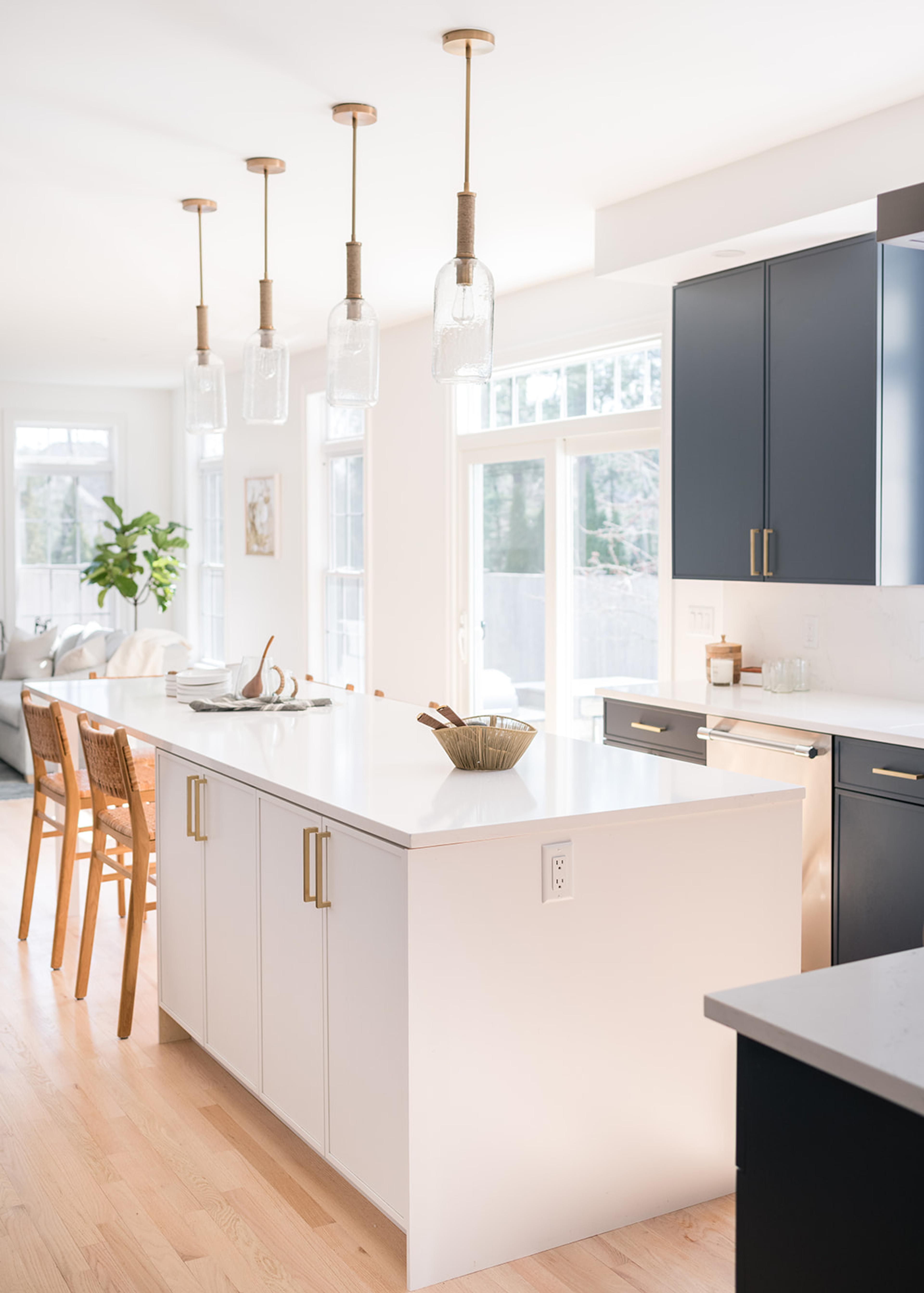 Bright and airy kitchen.