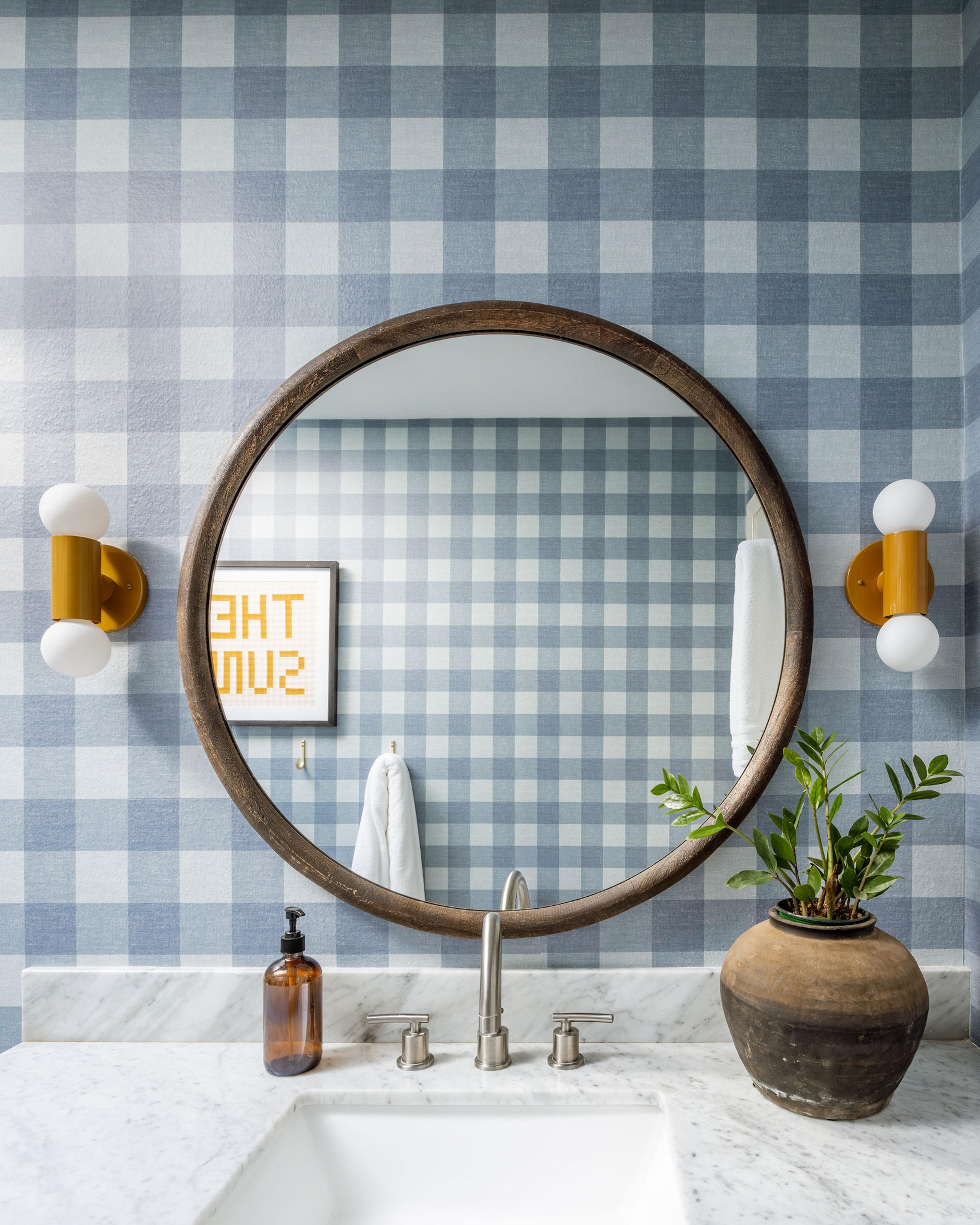 Farmhouse bathroom.