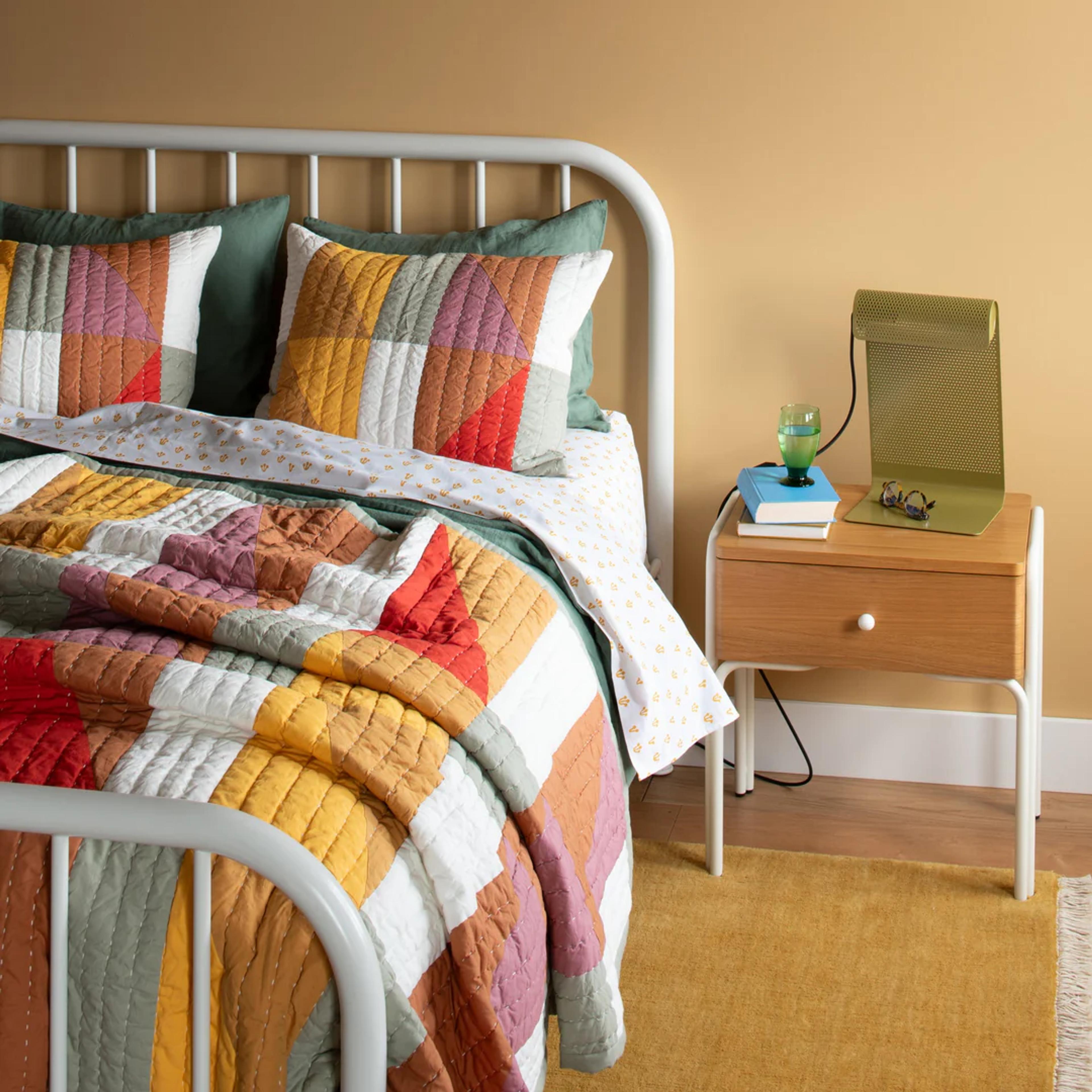 Bright bedroom.