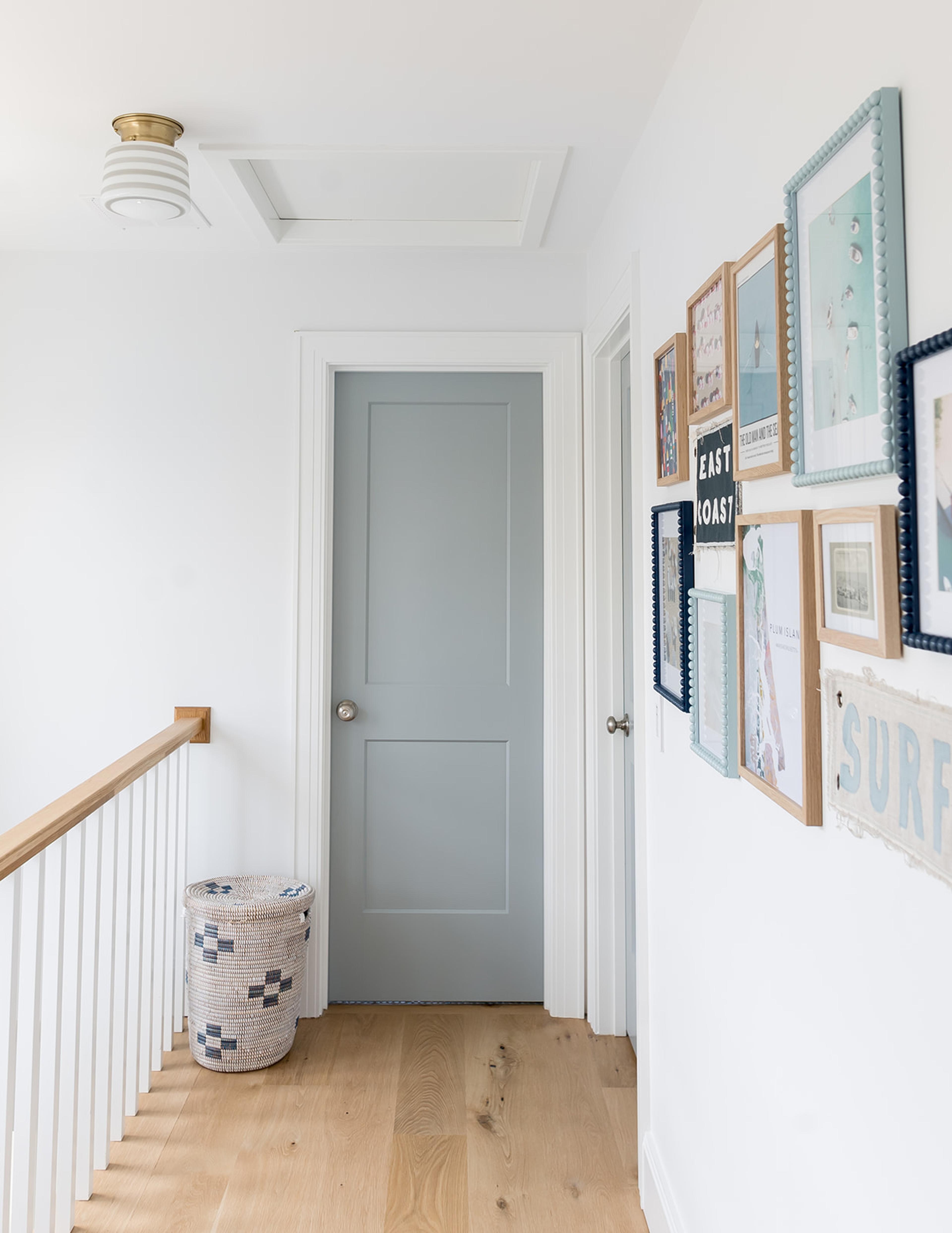 Light and bright hallway. 