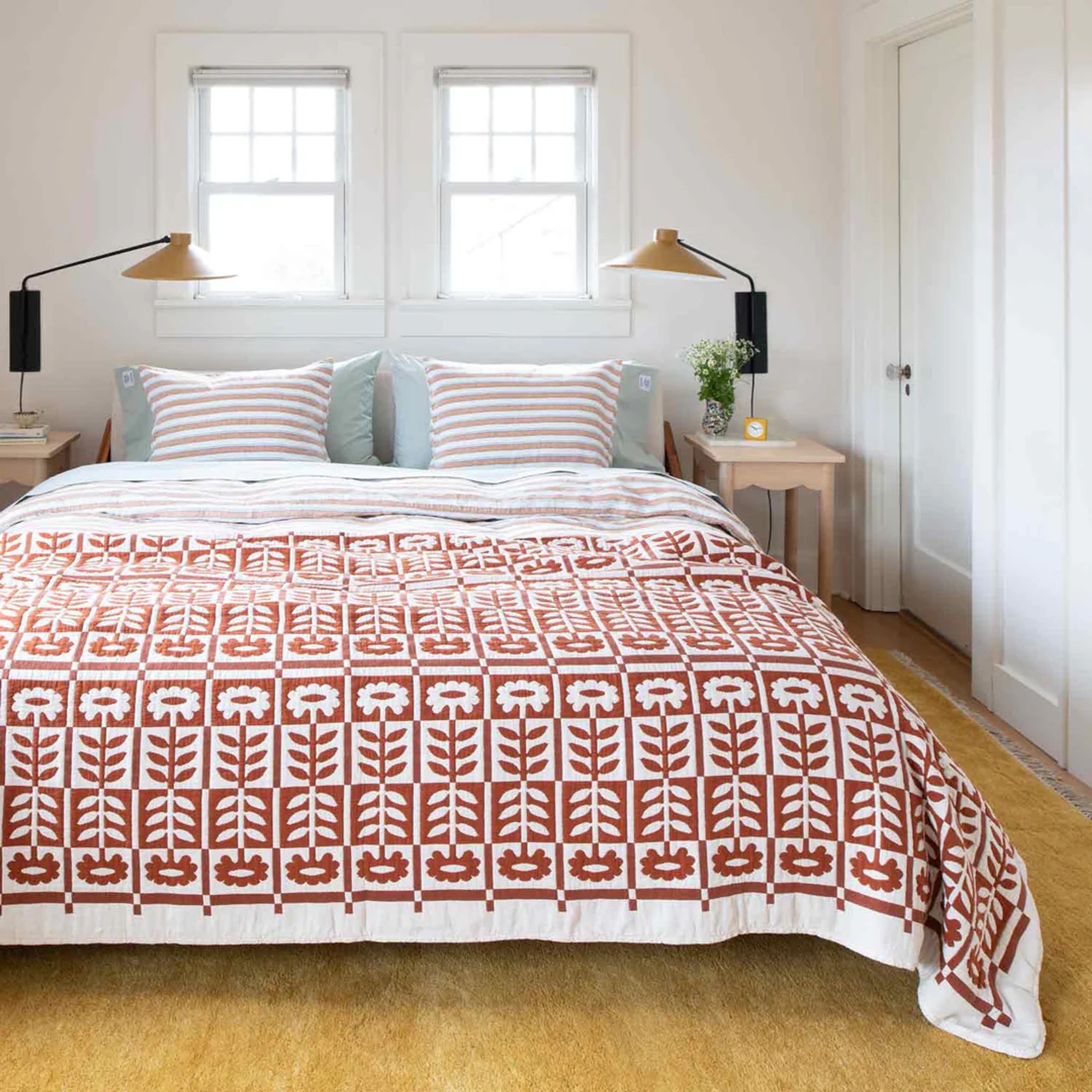 Bright bedroom.