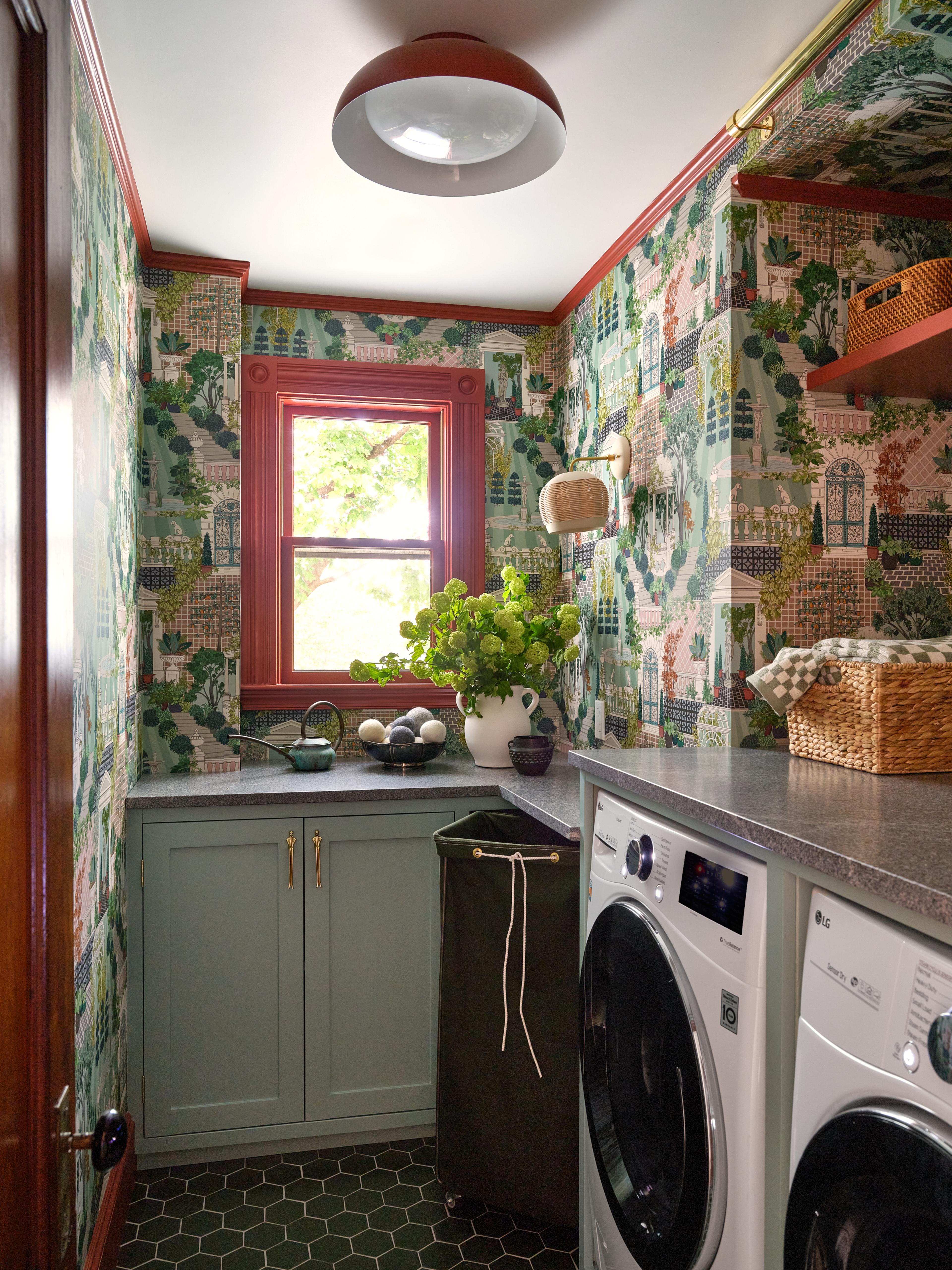 colorful Laundry room