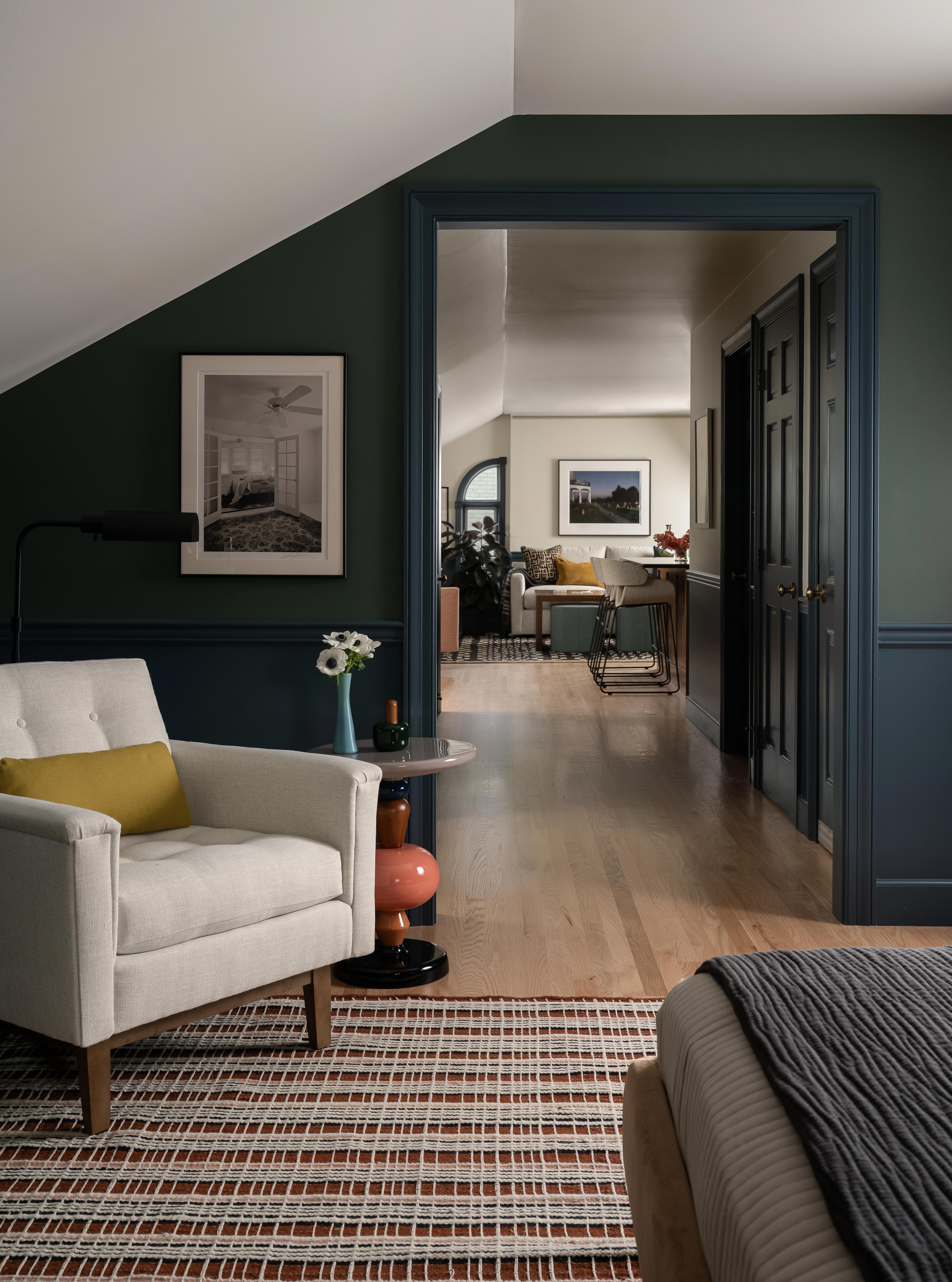 chair in hallway