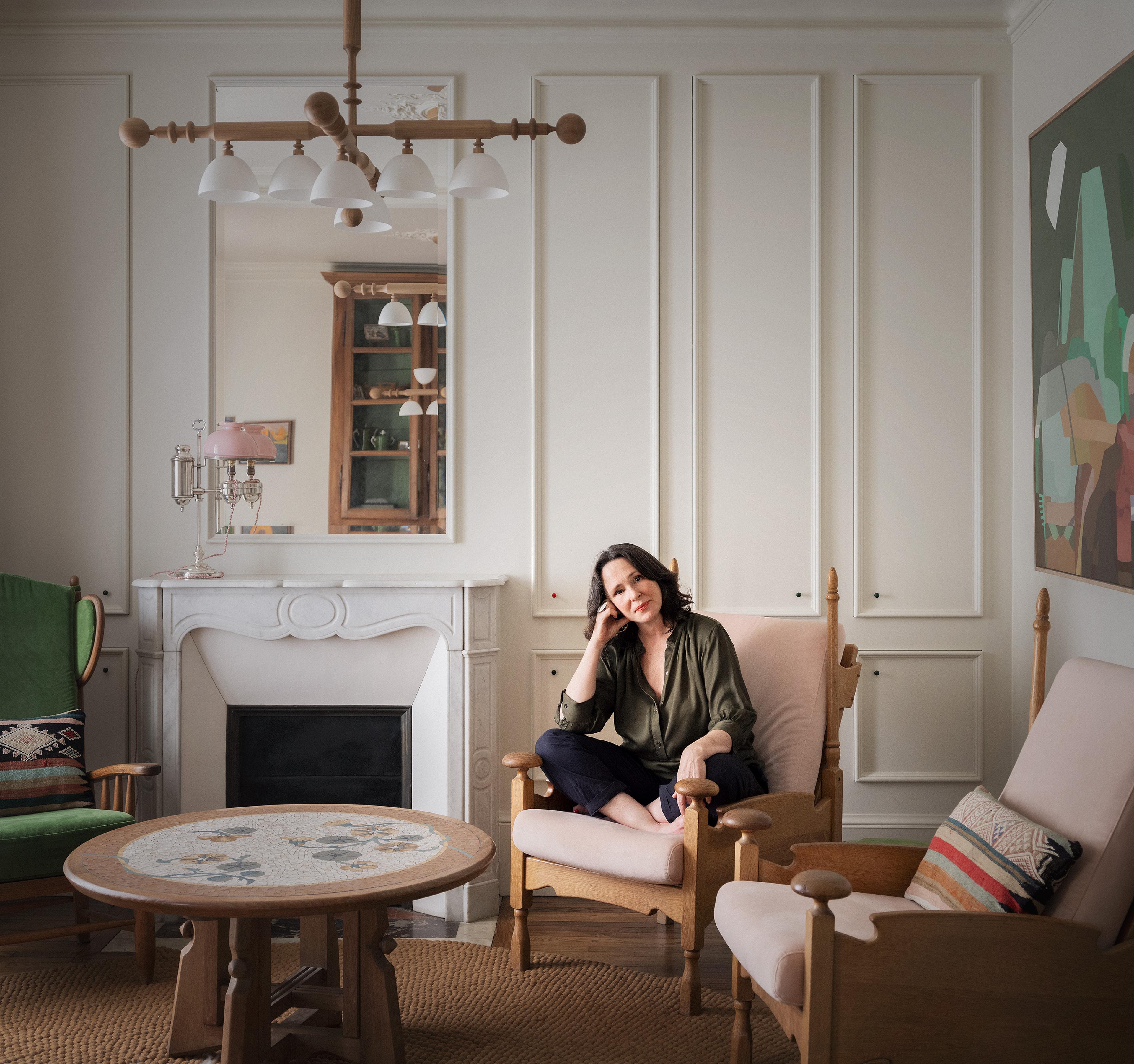 Woman in her home.