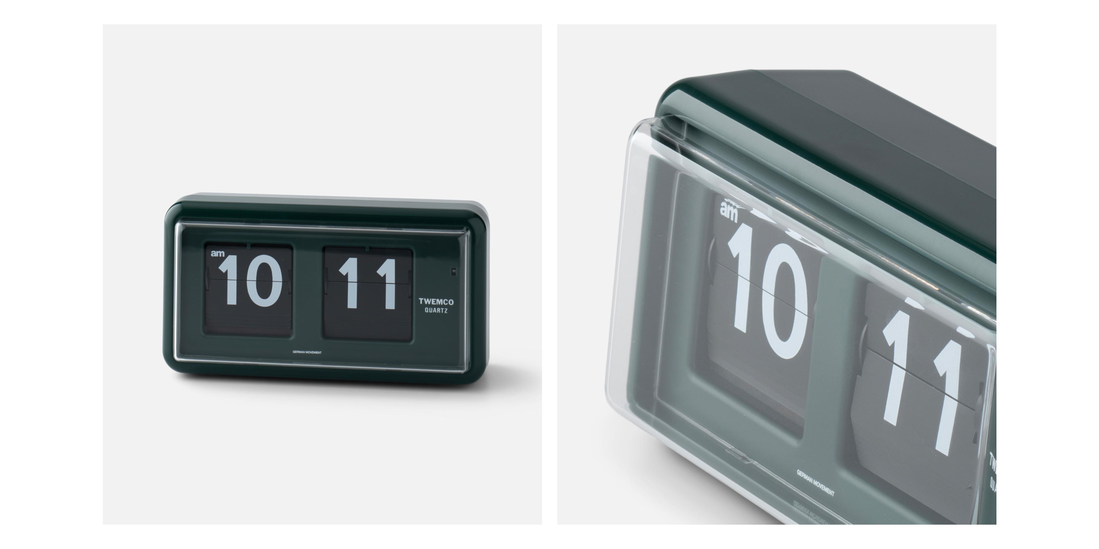 green flip clock