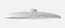 Swatch for 14" Metal Dish Shade - Gloss White