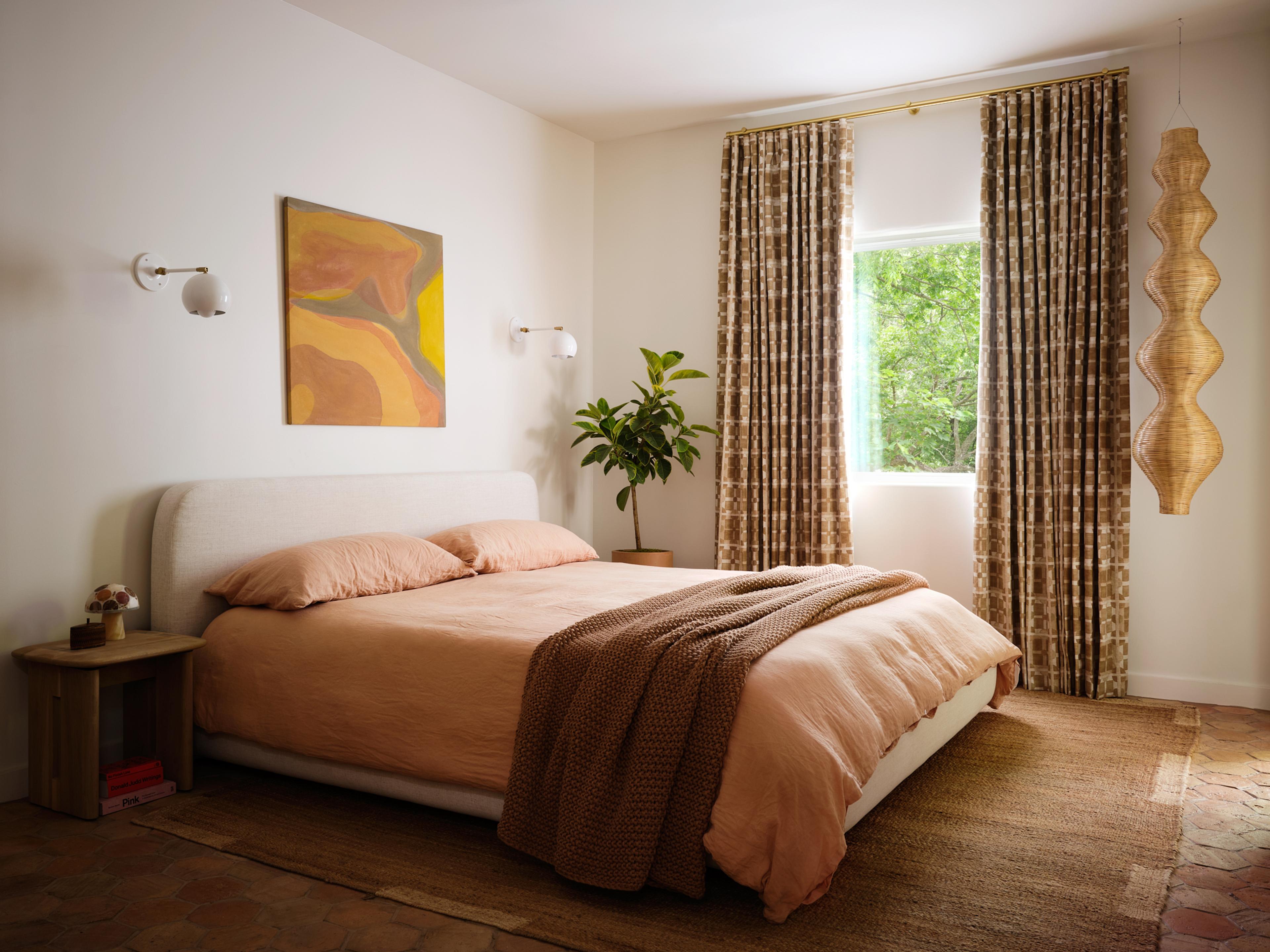 Eclectic bedroom.