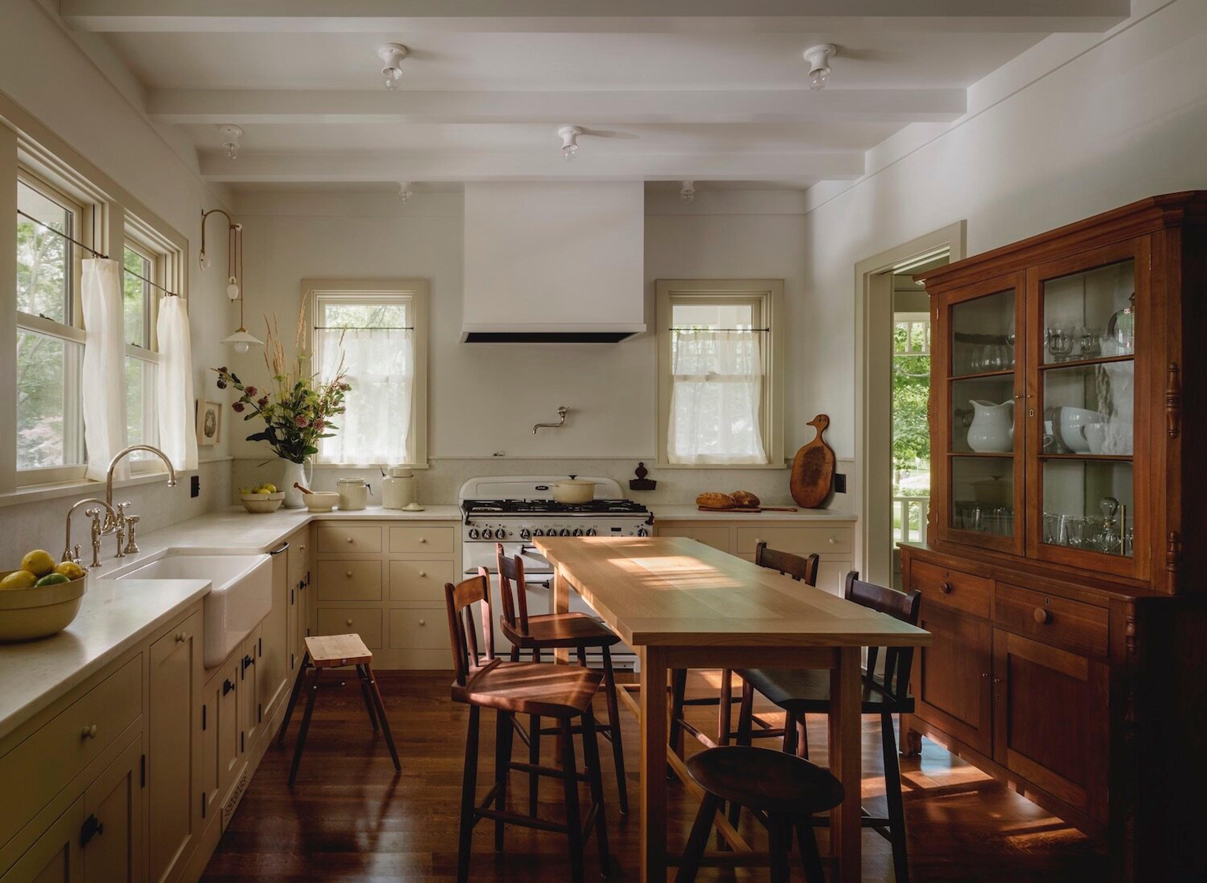 Traditional kitchen.