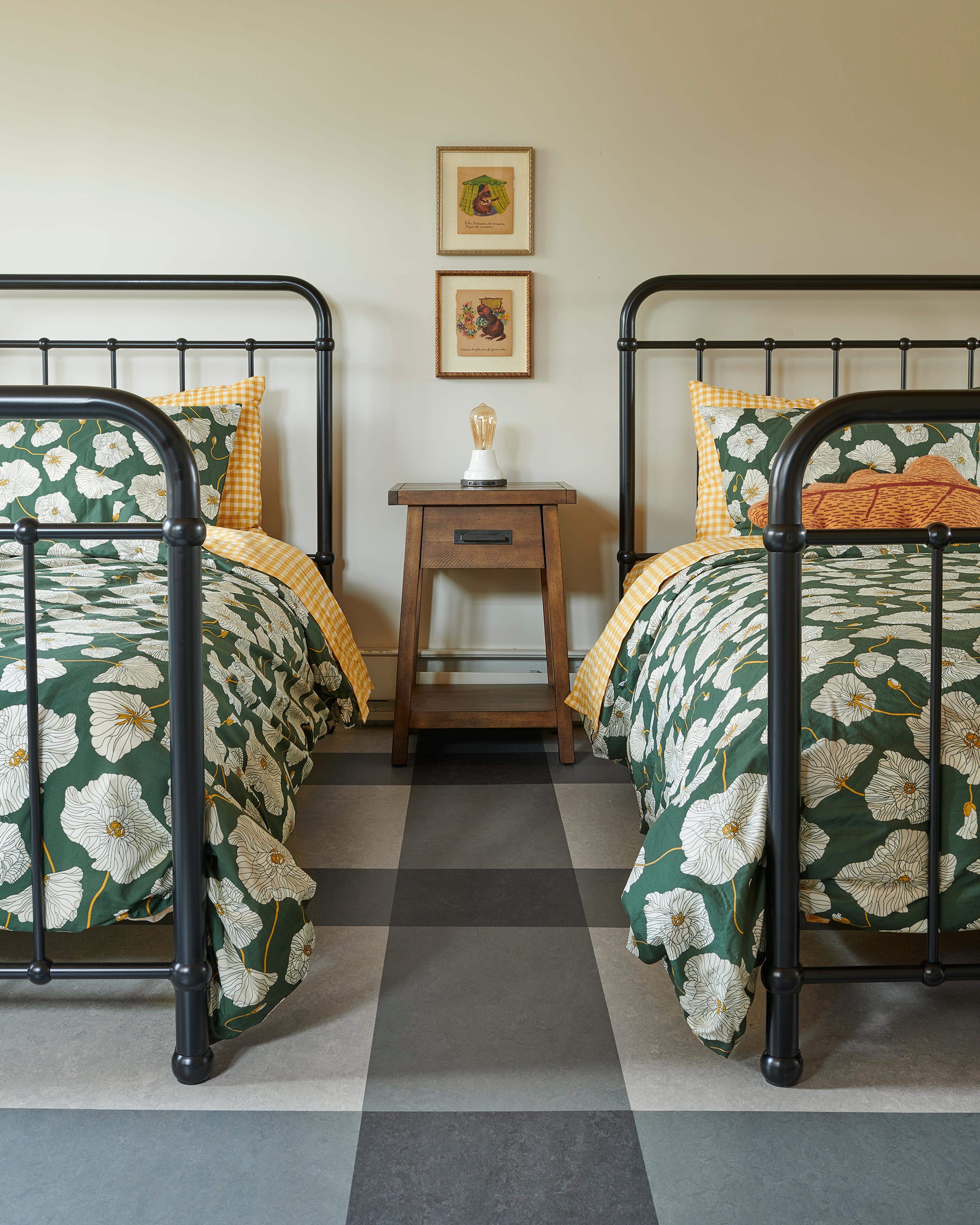 Floral bedroom