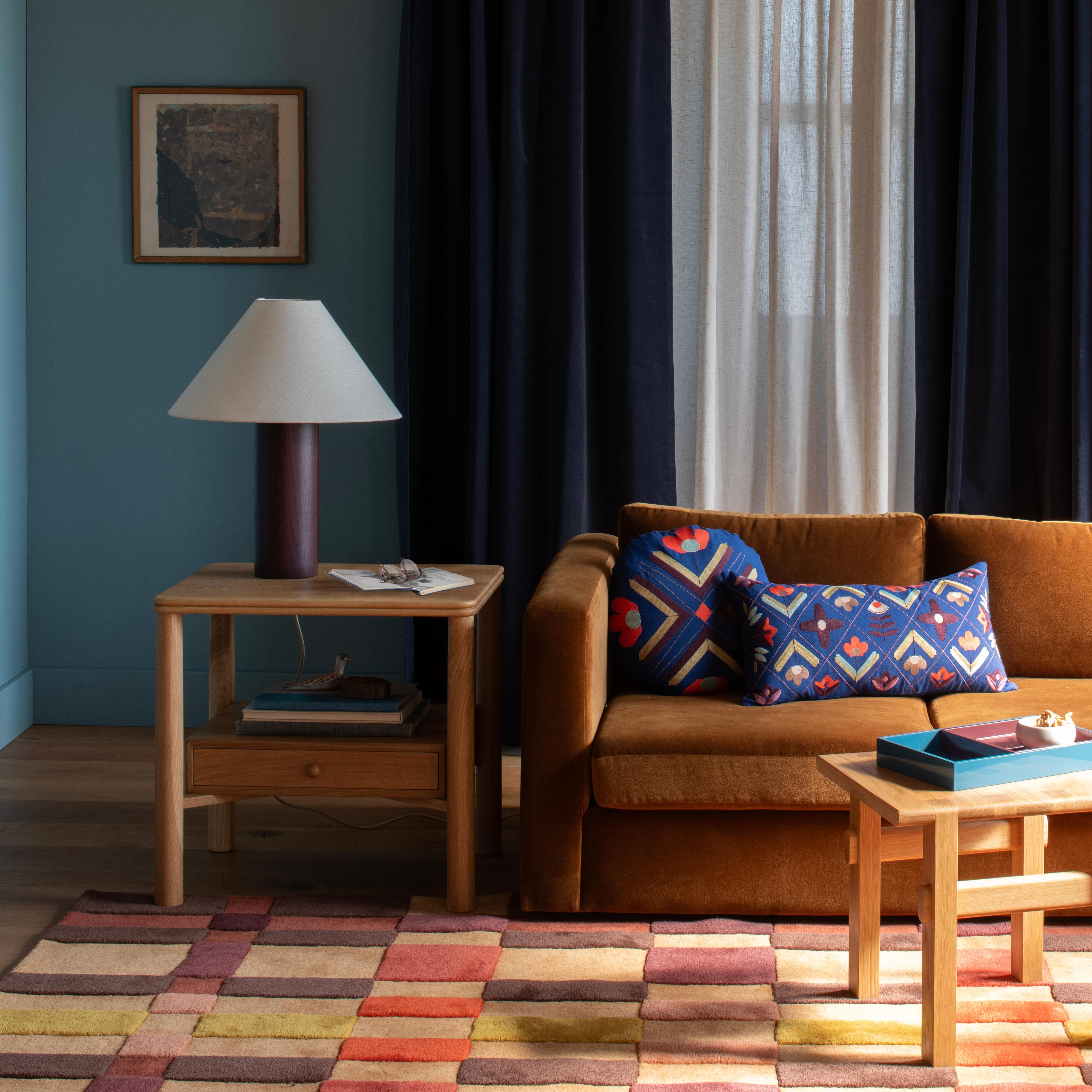 Cozy moody living room. 