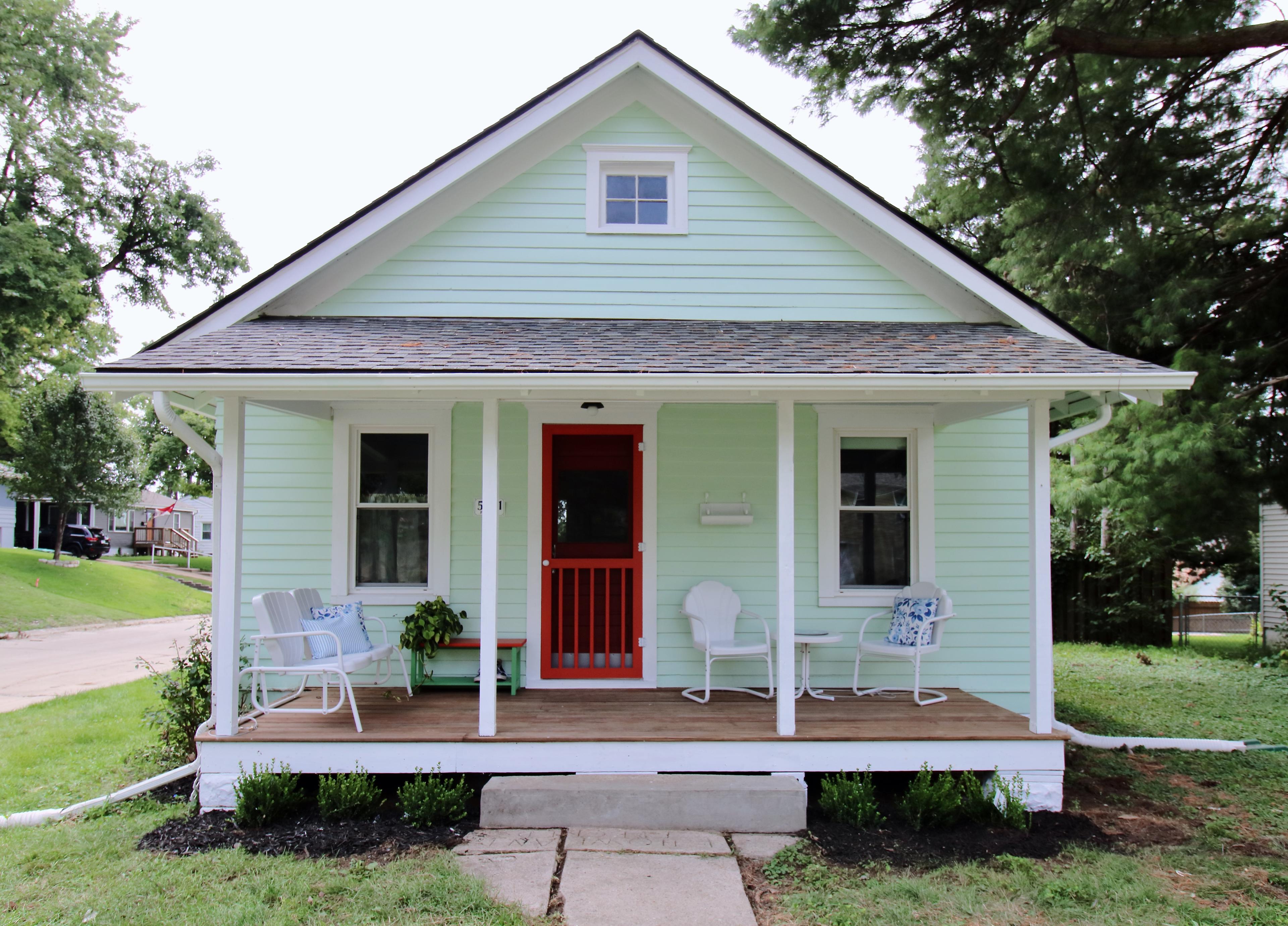 front door of house