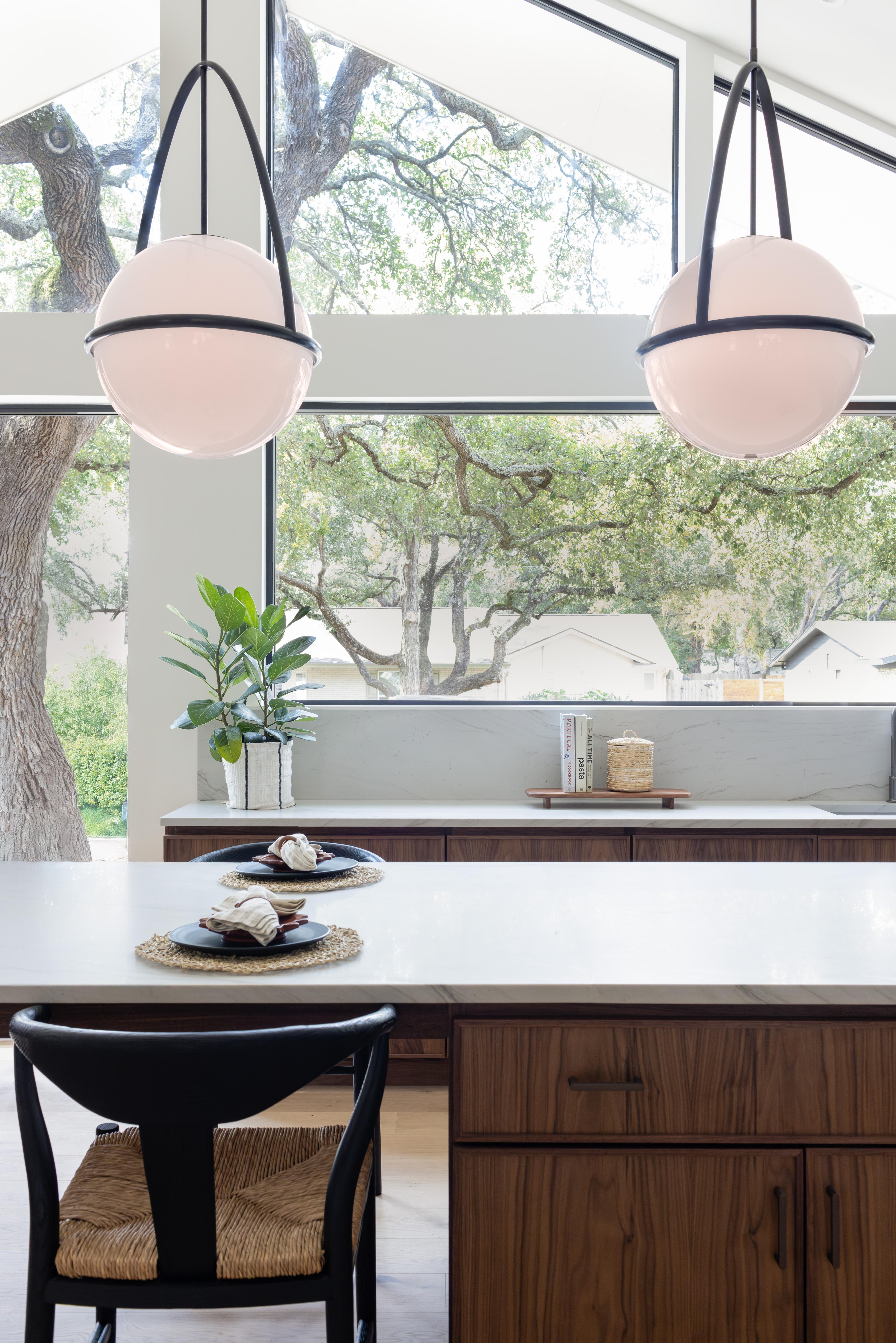 Open and airy kitchen.