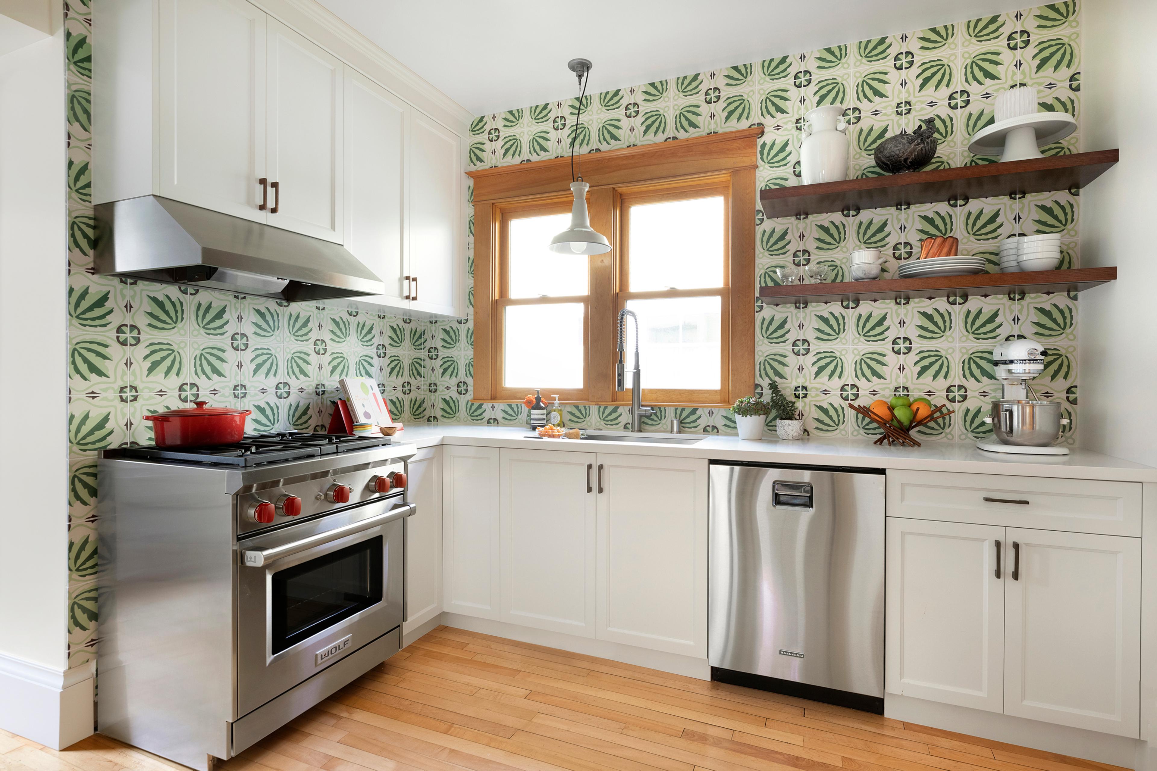 Open kitchen.