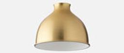 Swatch for Metal Bell Shade - Natural Brass