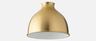 Swatch for Metal Bell Shade - Natural Brass