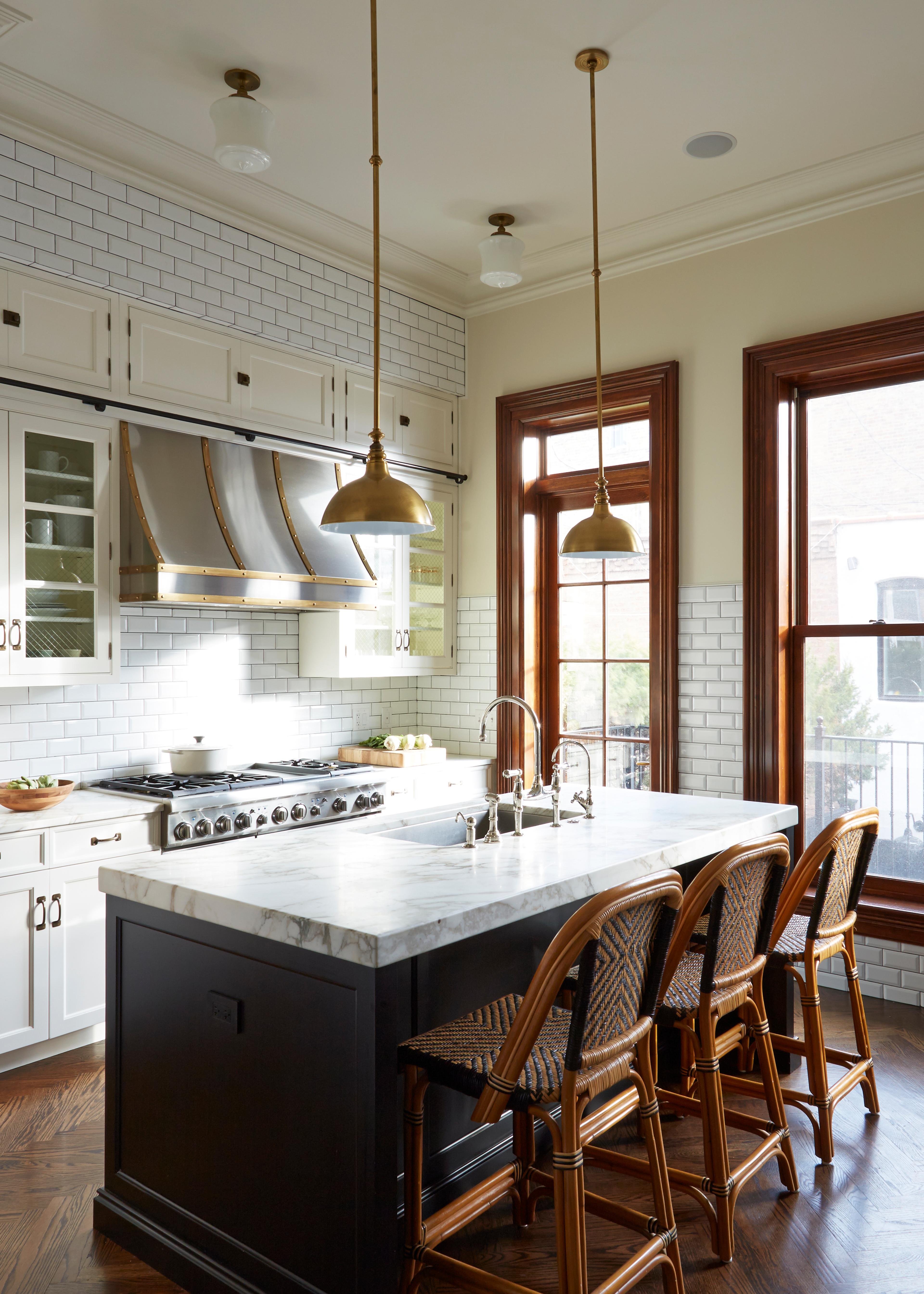 Open kitchen.