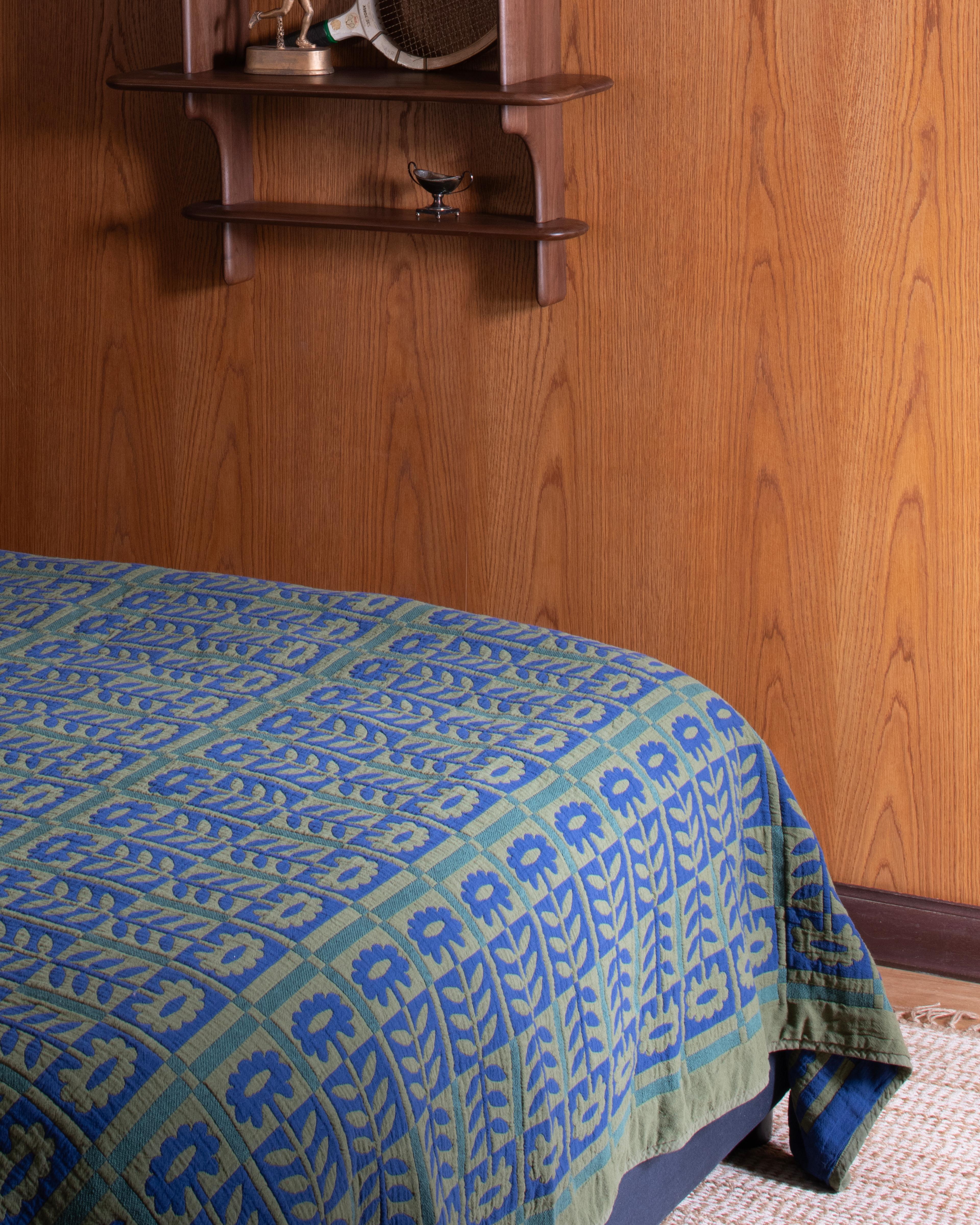 Serene bed.