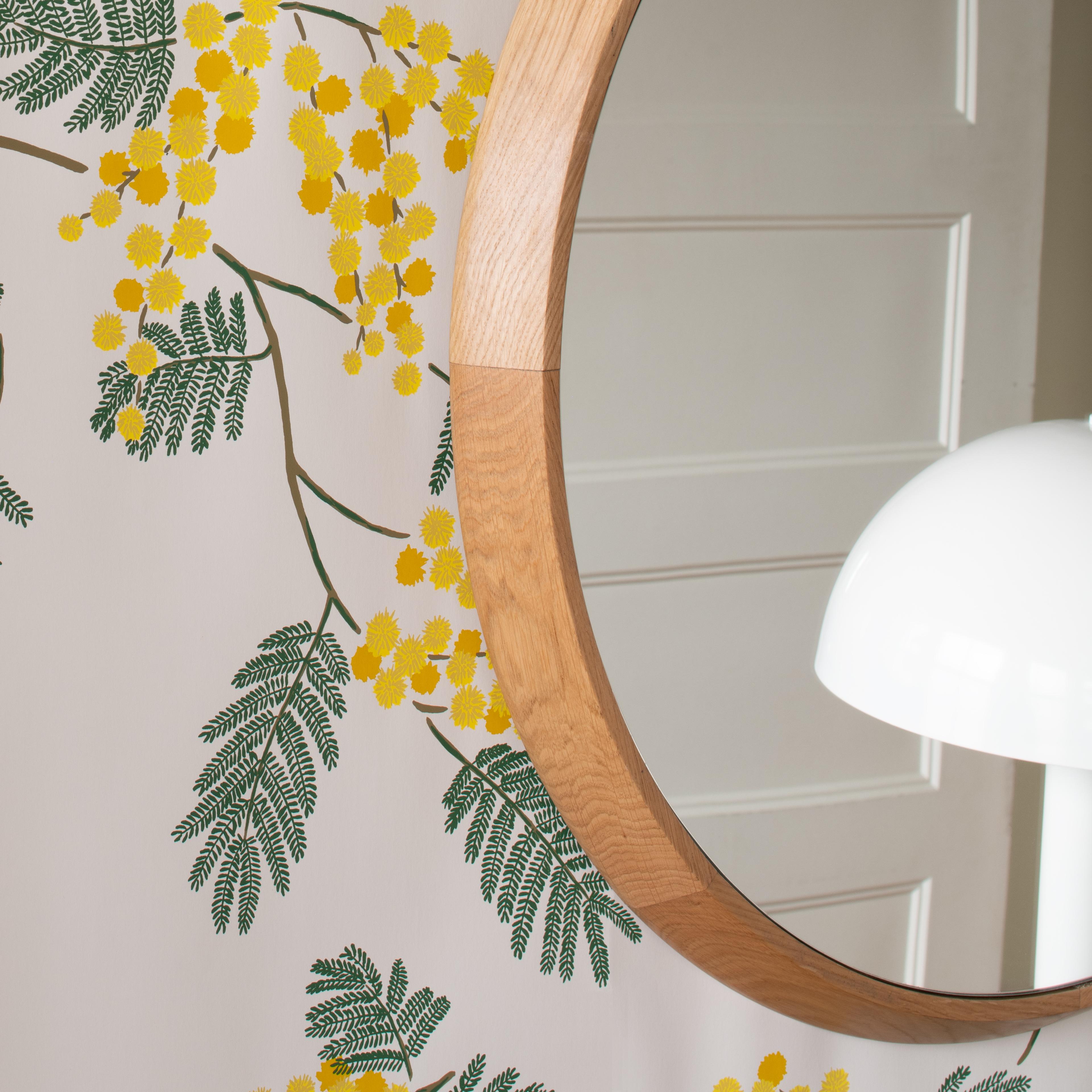 Close up of mirror.