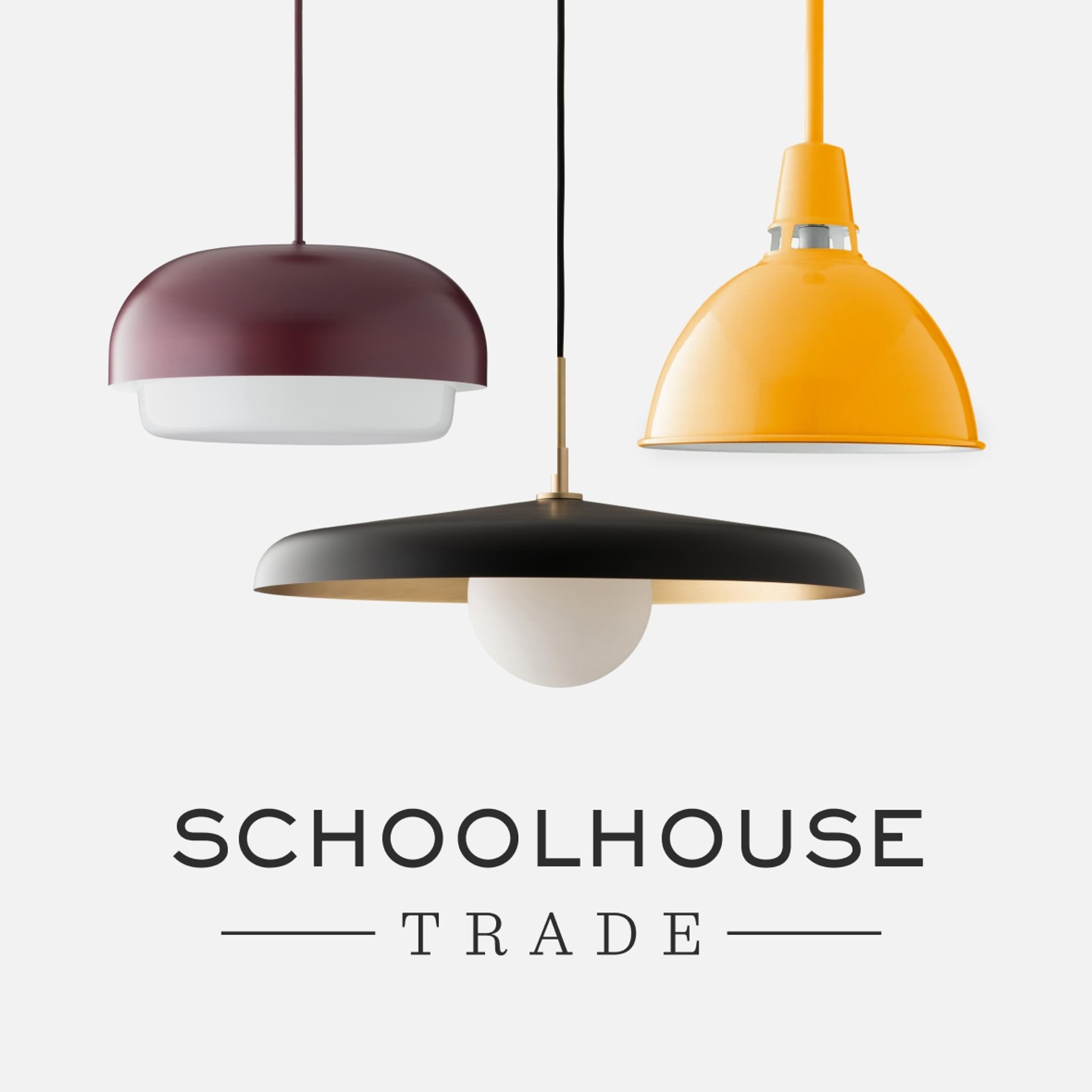 Schoolhouse Trade Logo with Icon Pendants