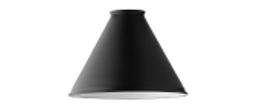 Swatch for Metal Slim Cone Shade - True Black