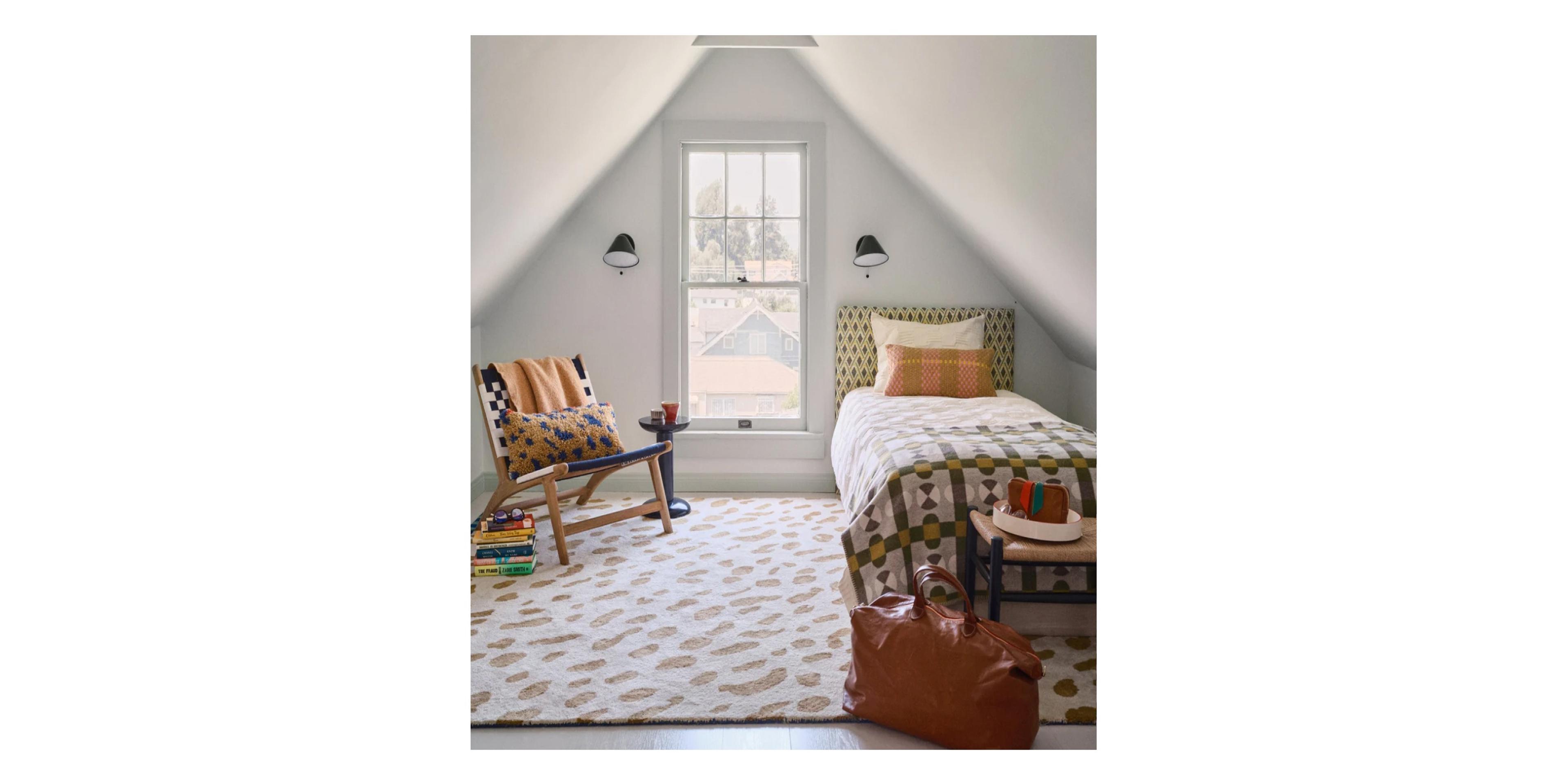 Cozy attic bedroom.