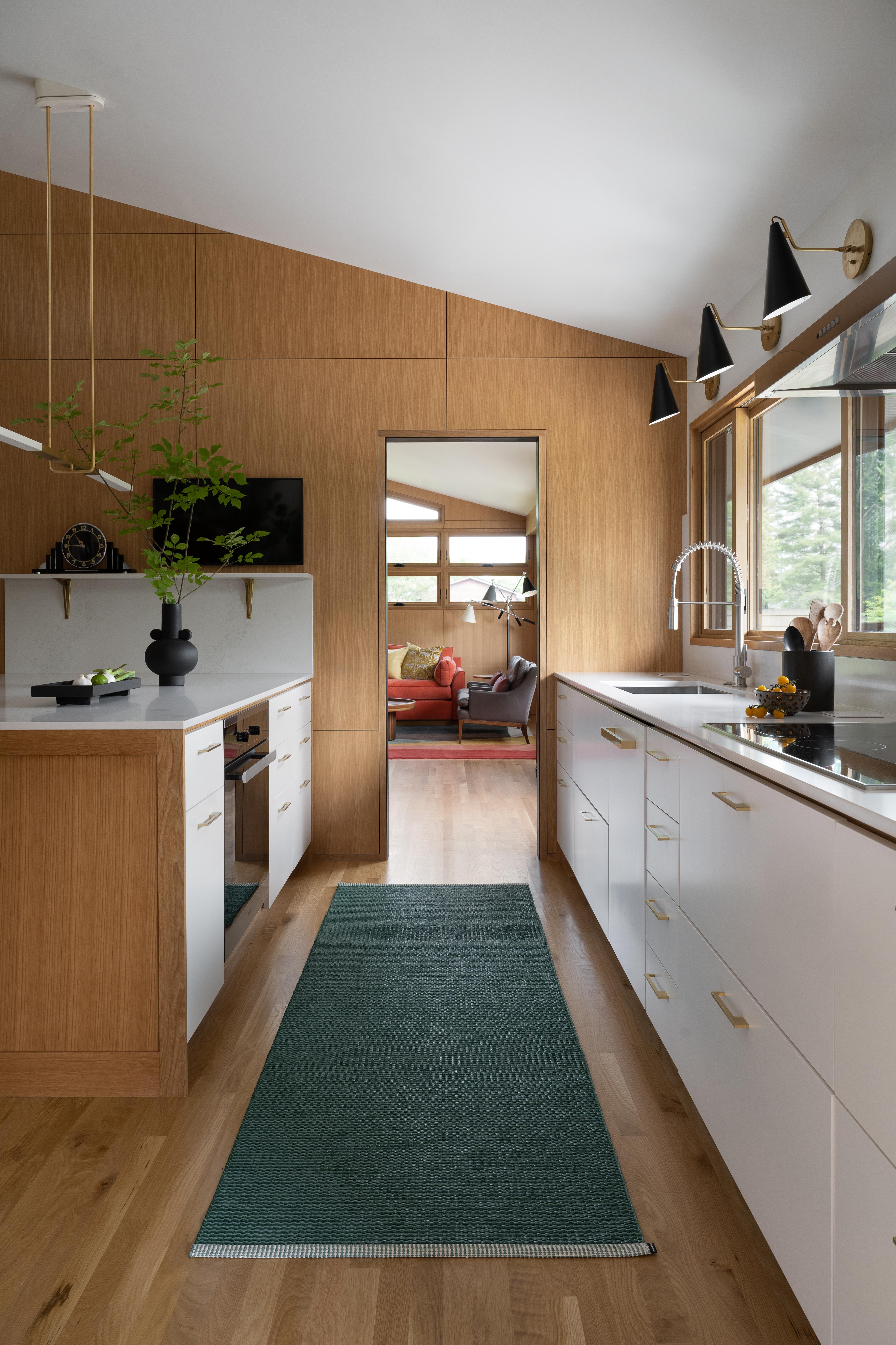 Mid-century kitchen. 