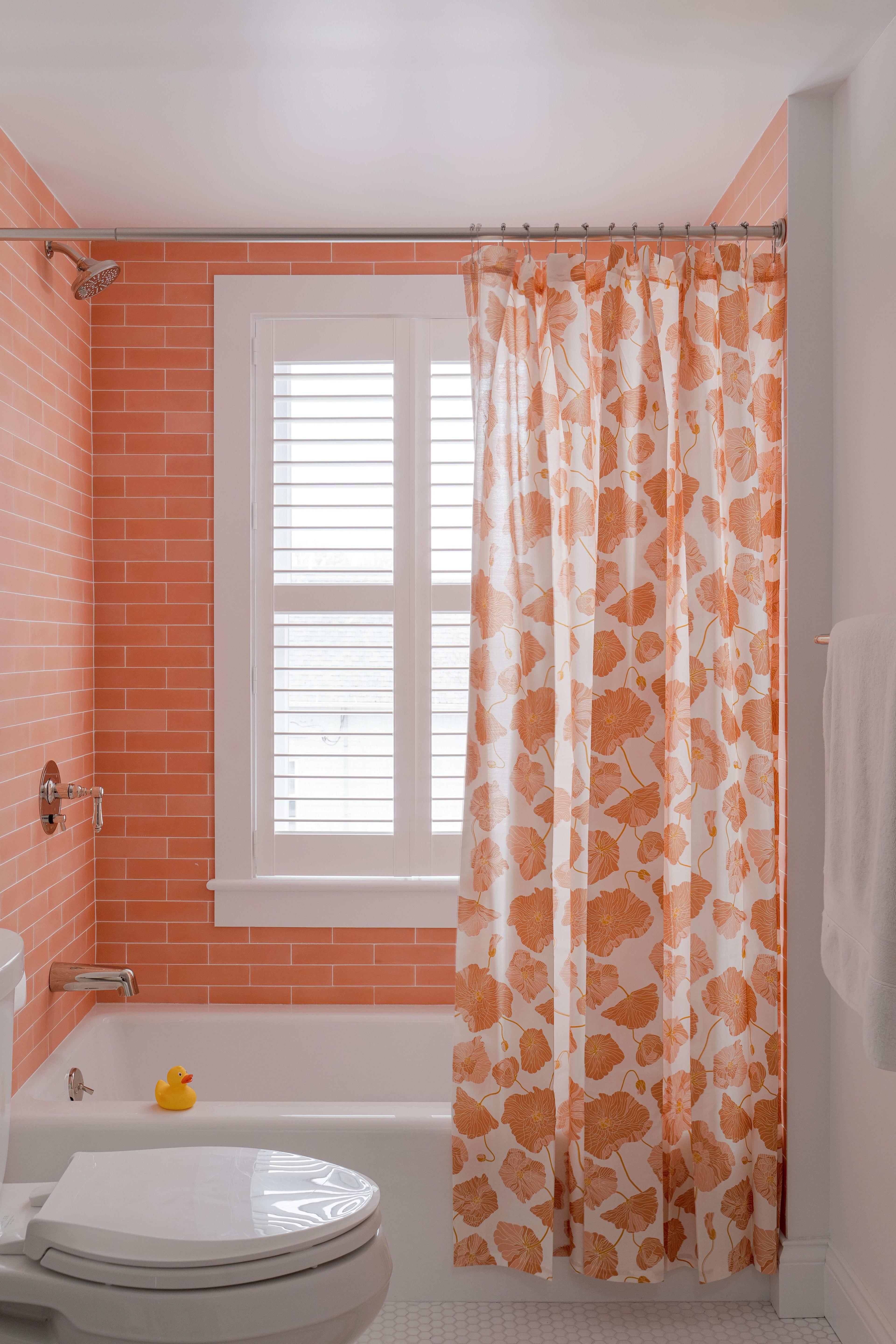 Pink bathroom. 
