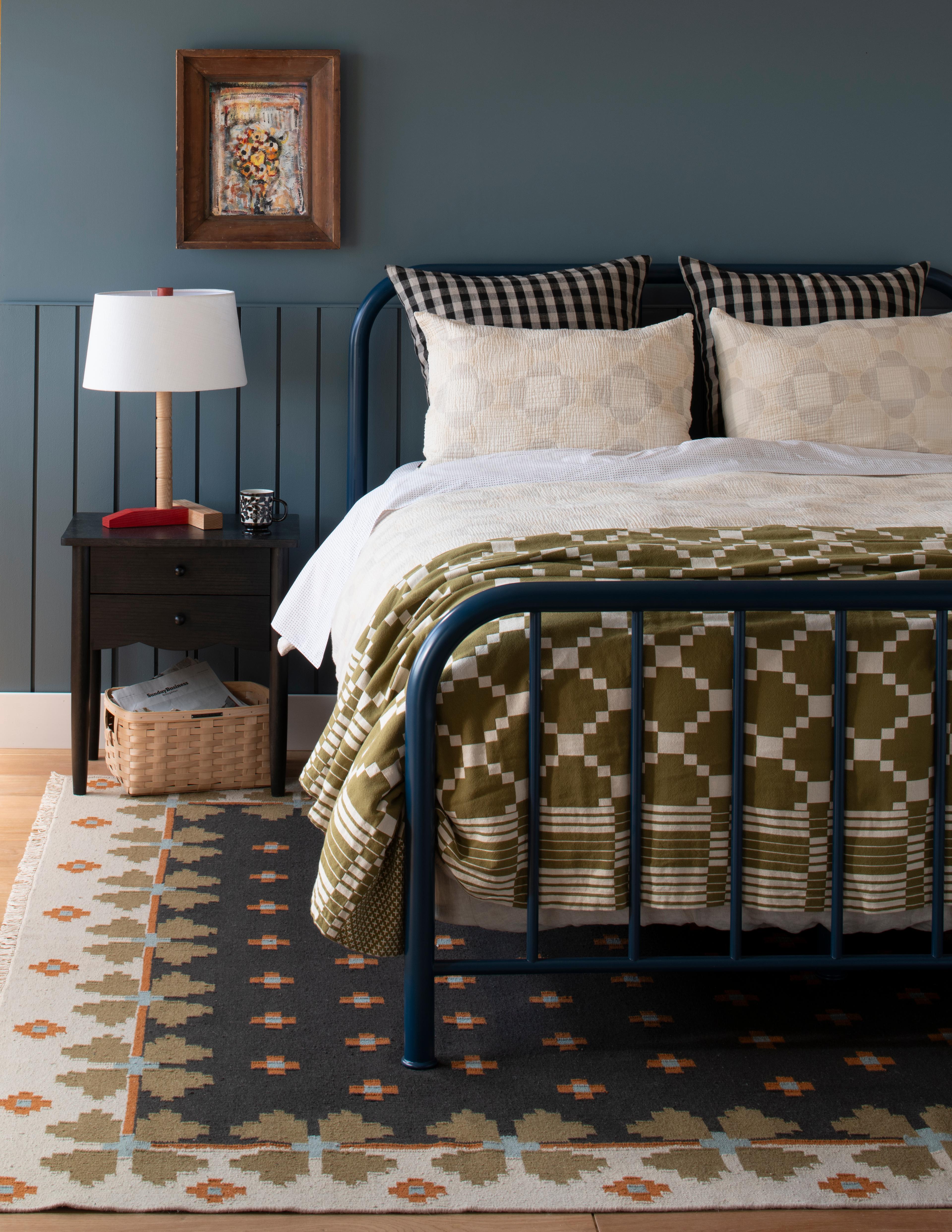 Moody bedroom. 