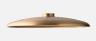 Swatch for 14" Metal Dish Shade - Natural Brass