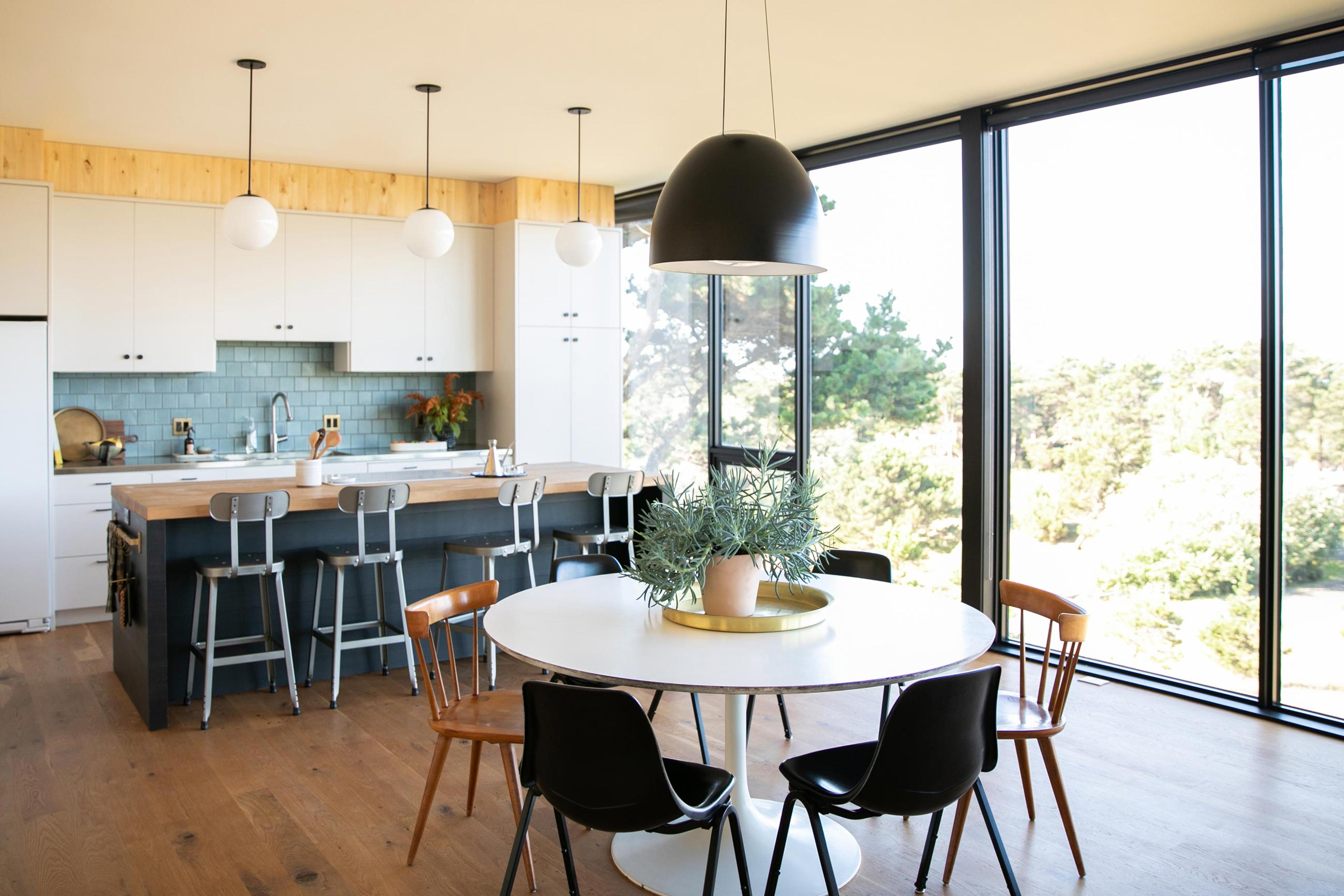 kitchen with a table and chairs