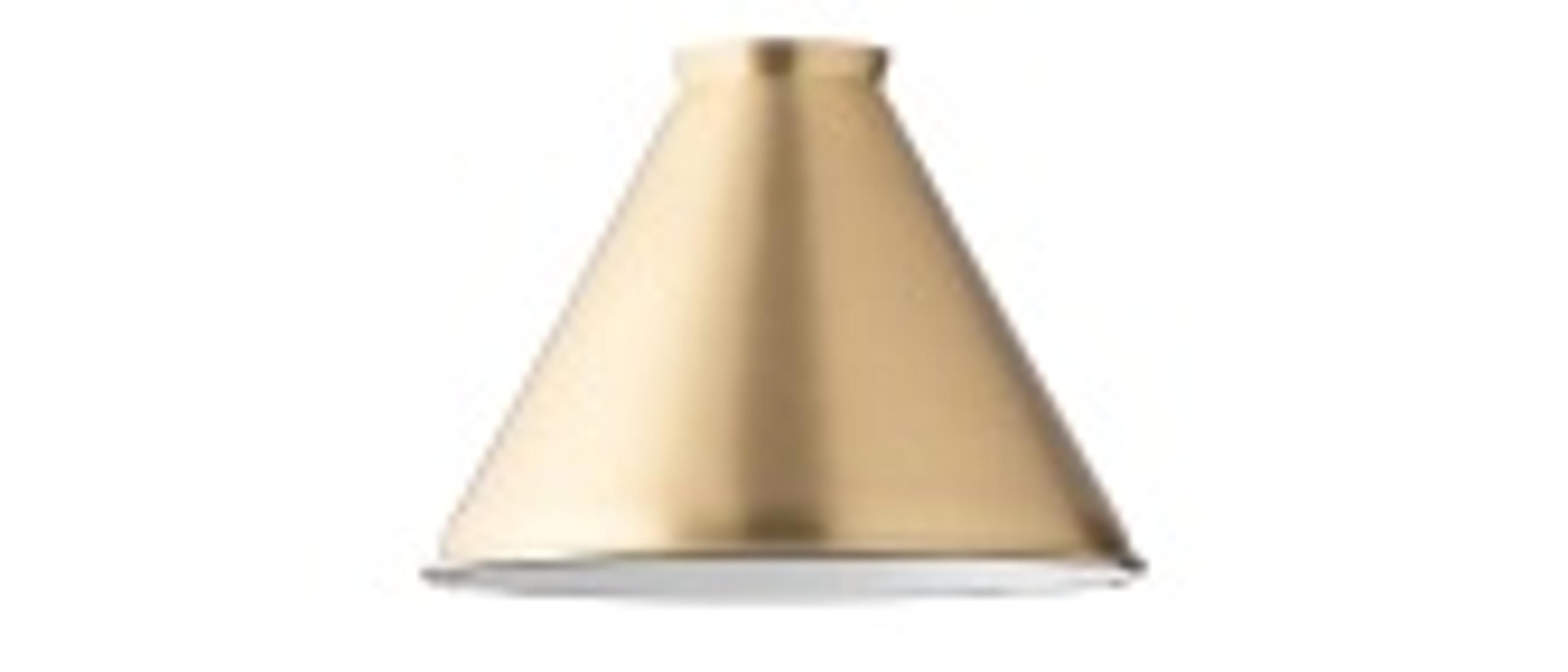 Swatch for Metal Slim Cone Shade - Natural Brass